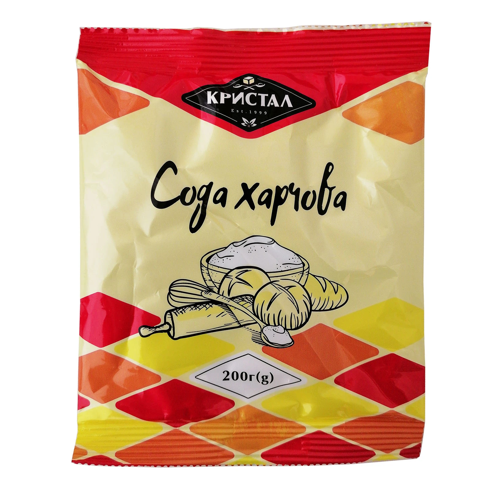 Сода Кристал харчова 200г Фото №:1