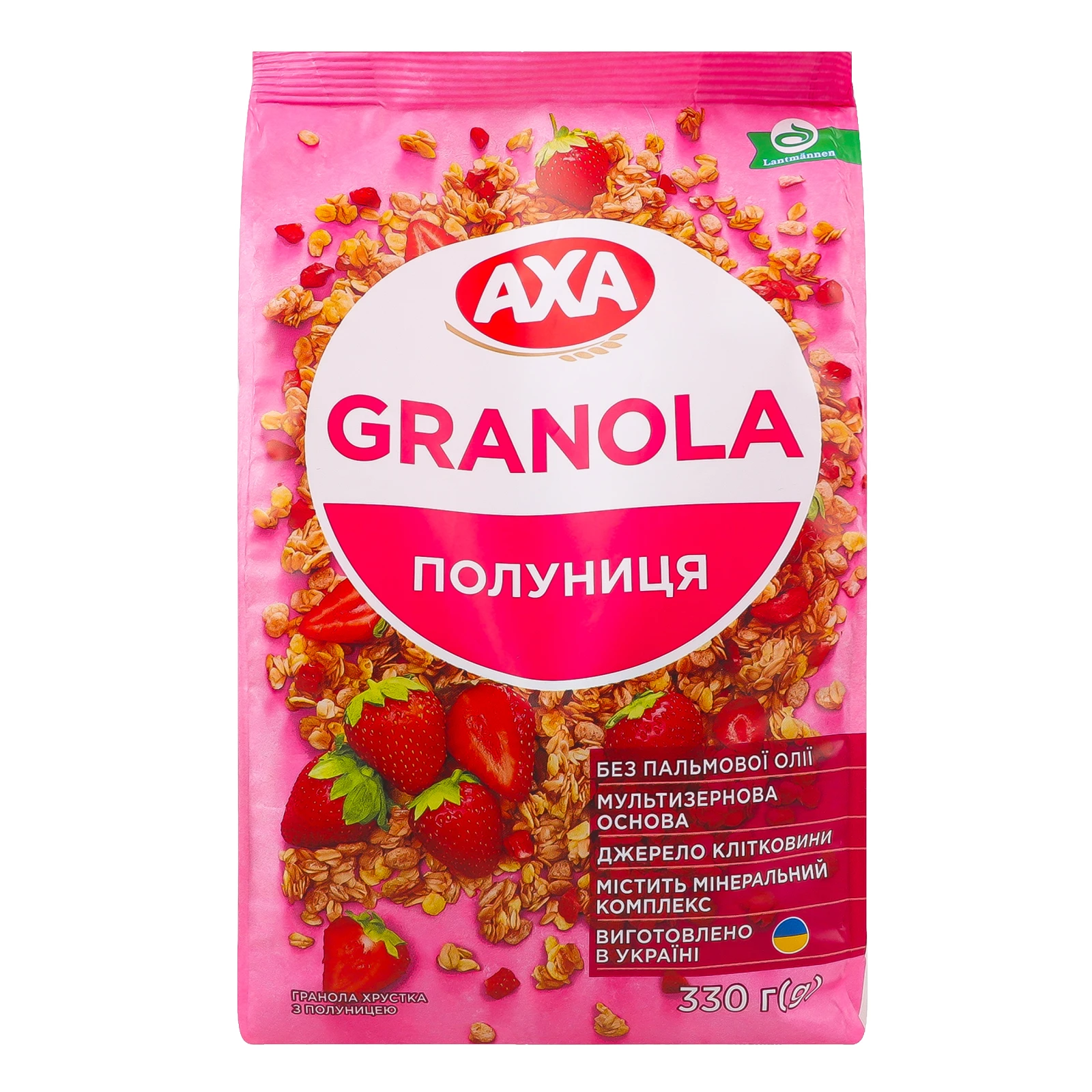 Гранола Axa Полуниця хрустка 330г Фото №:1
