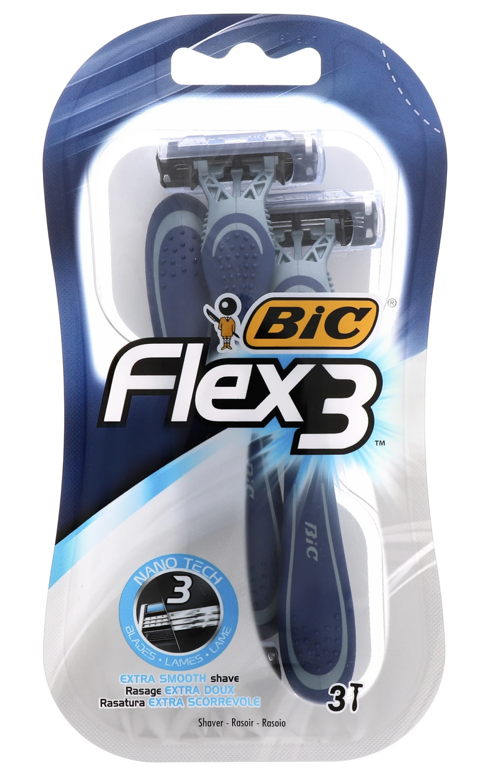 *Станки д/гоління BIC Flex 3 comfort 3шт блістер Фото навігації №:1