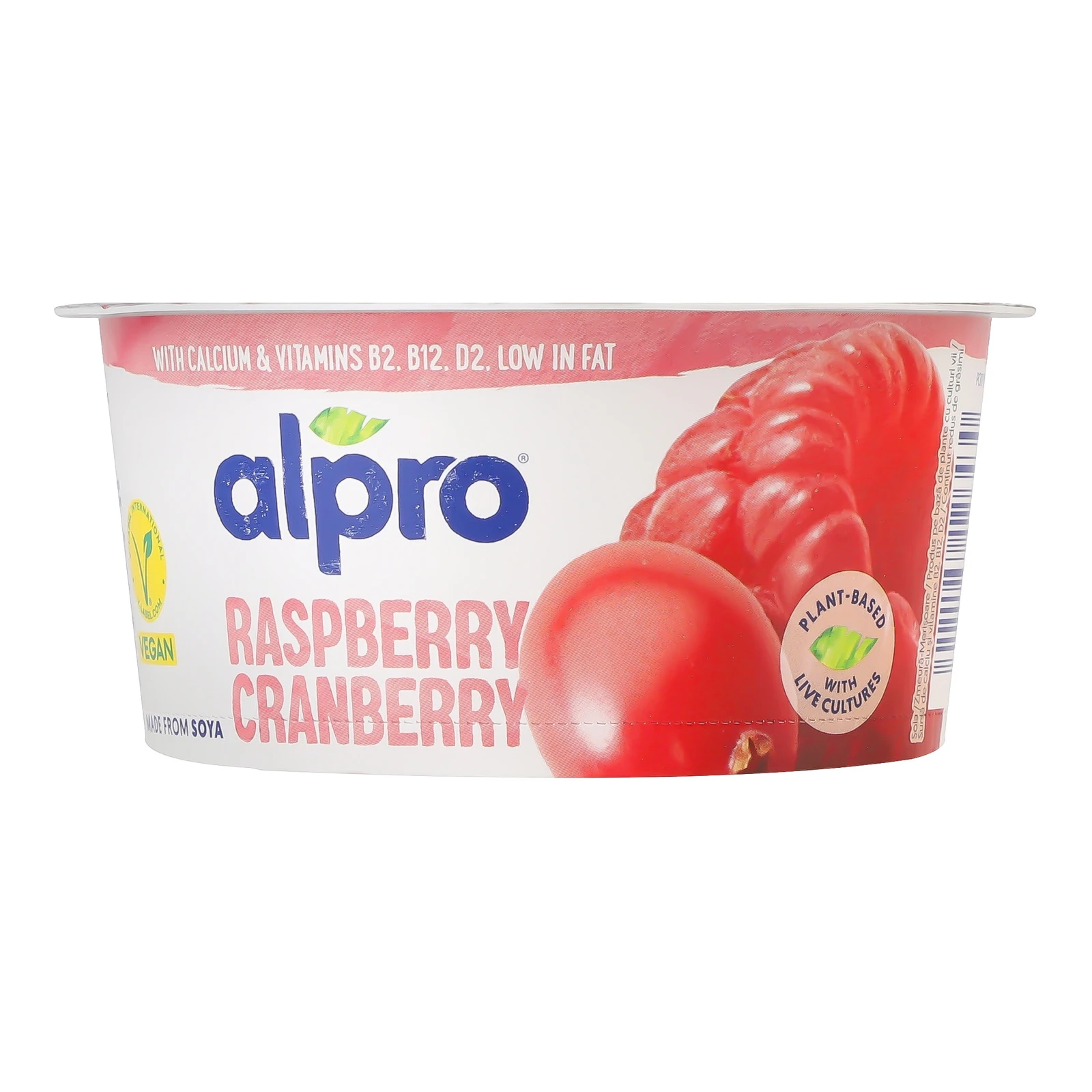 Продукт соєвий Alpro Raspberry-cranberry ферментований 150г Фото №:1