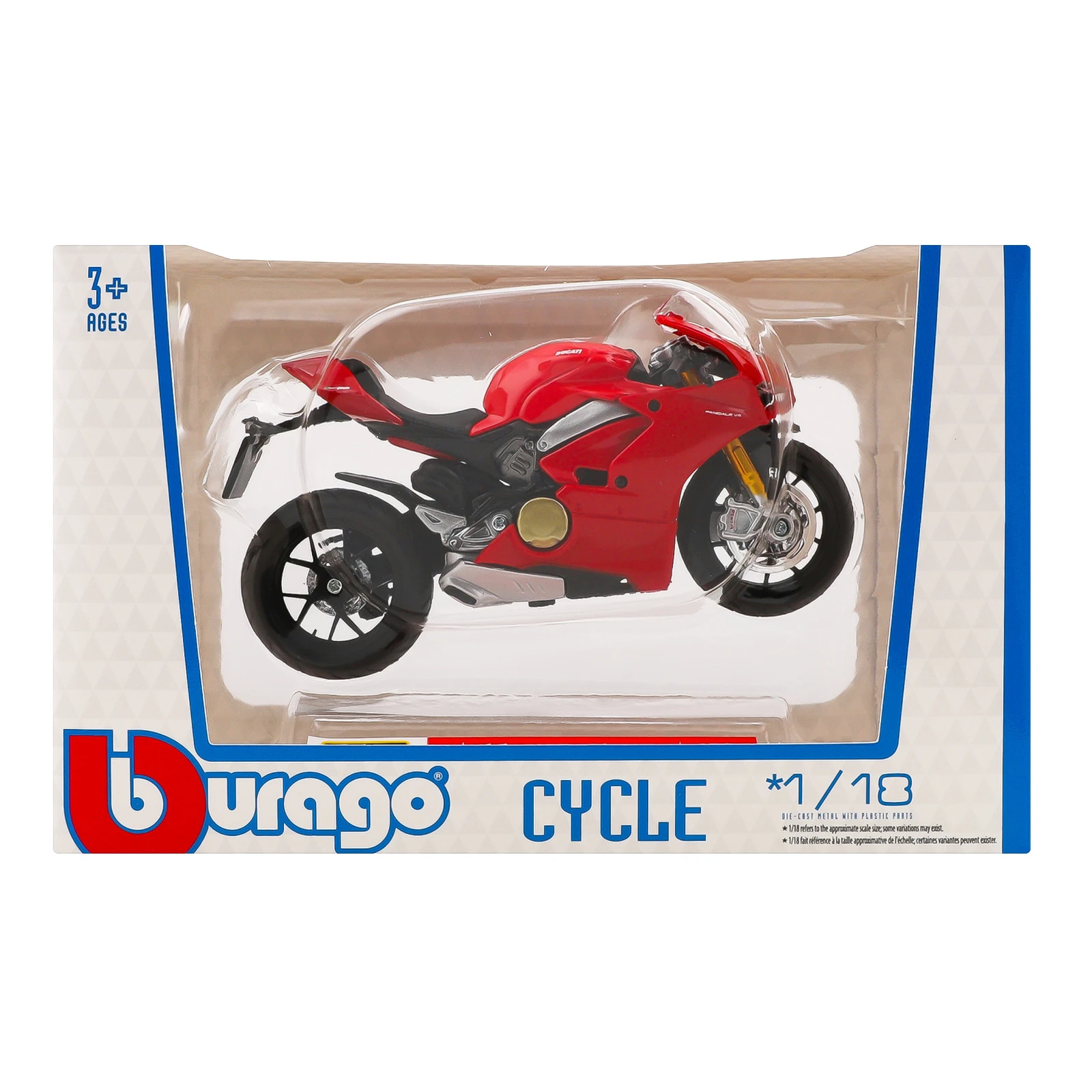 Модель масштабована Bburago Мотоцикл №18-51030 1:18 для дітей від 3-х років 1шт Фото №:1
