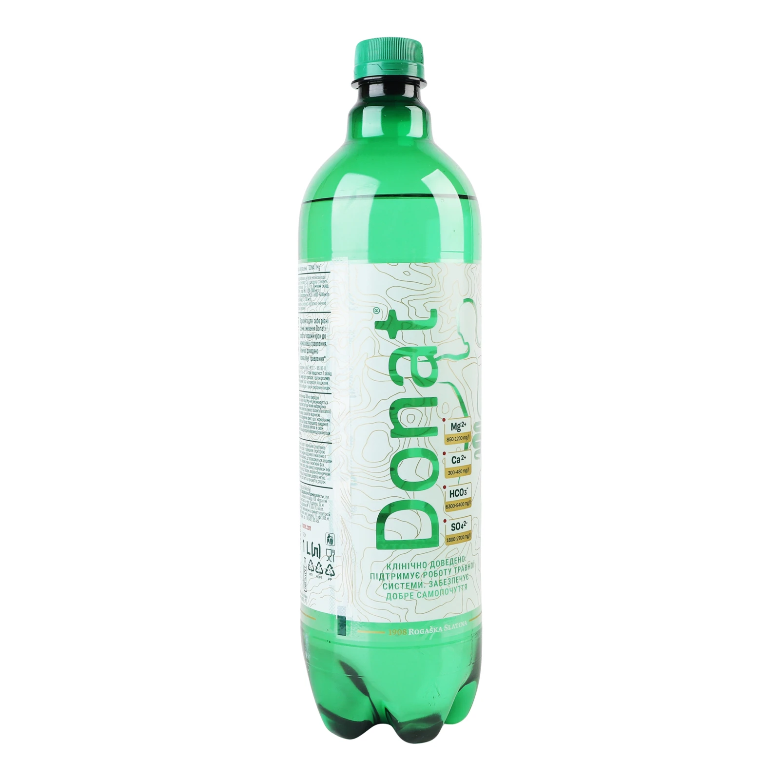 Вода мінеральна Donat Mg газована 1л Фото №:2