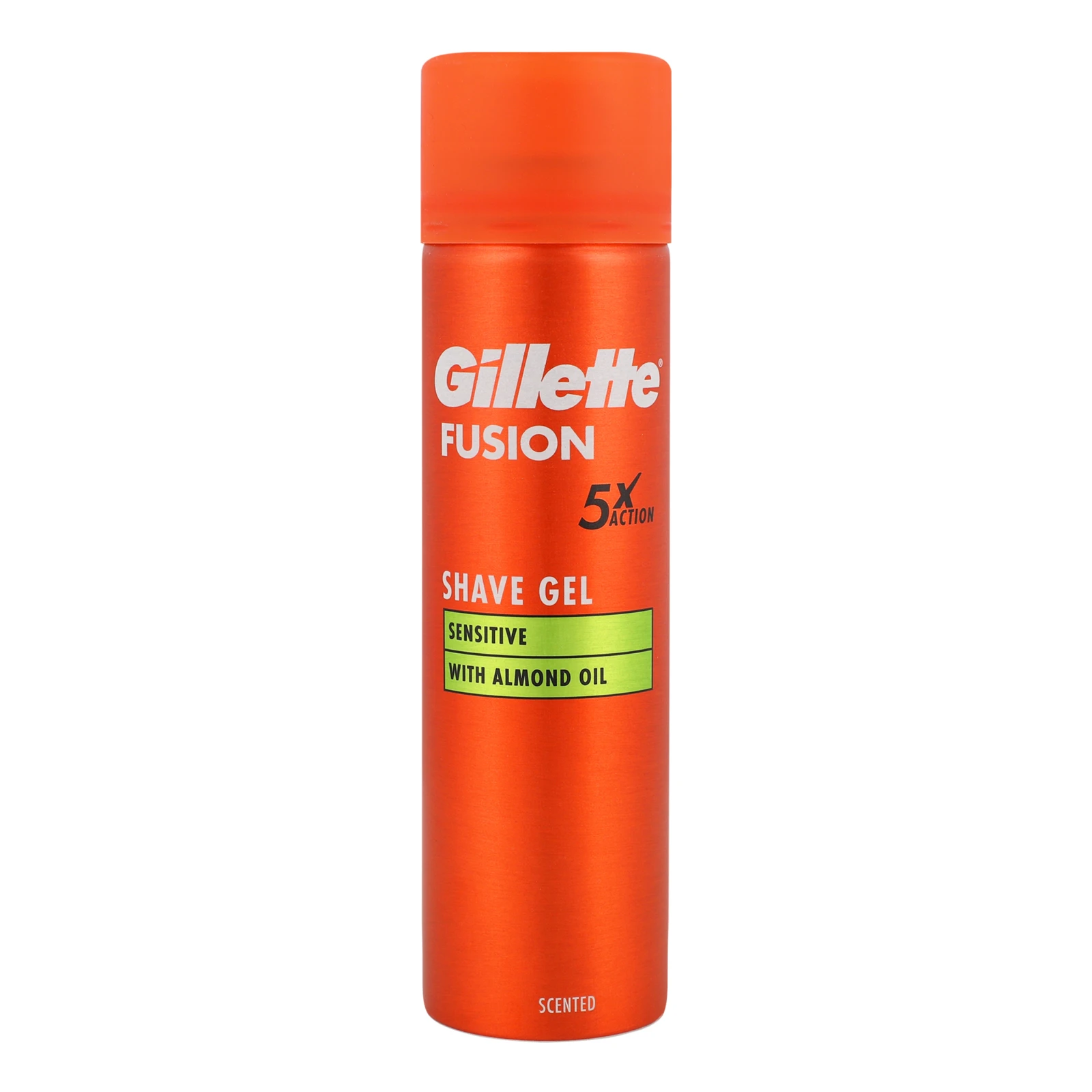 Гель для гоління Gillette Fusion 5 З мигдалевою олією для чутливої шкіри 200мл