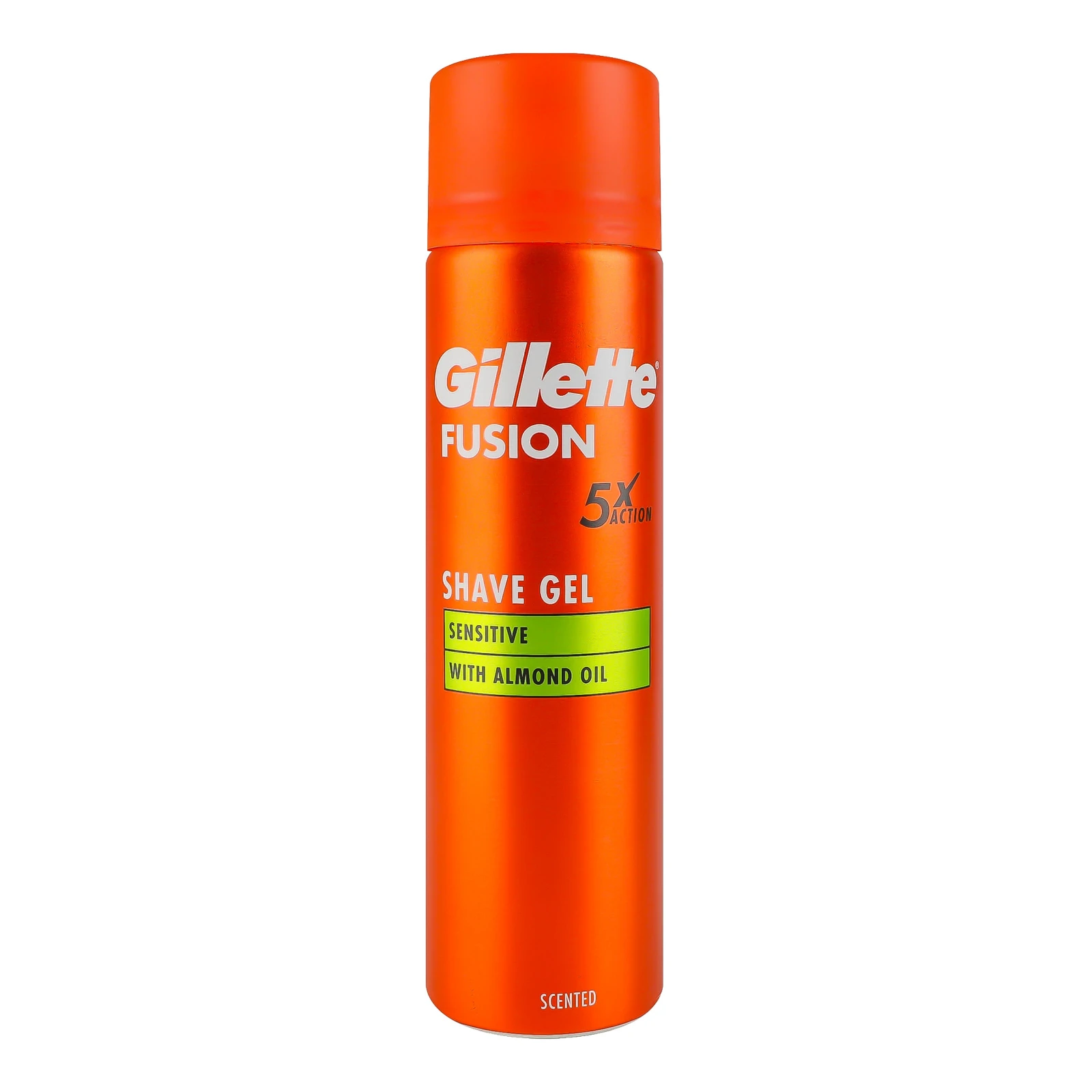 Гель для гоління Gillette Fusion 5 З мигдалевою олією для чутливої шкіри 200мл Фото №:1