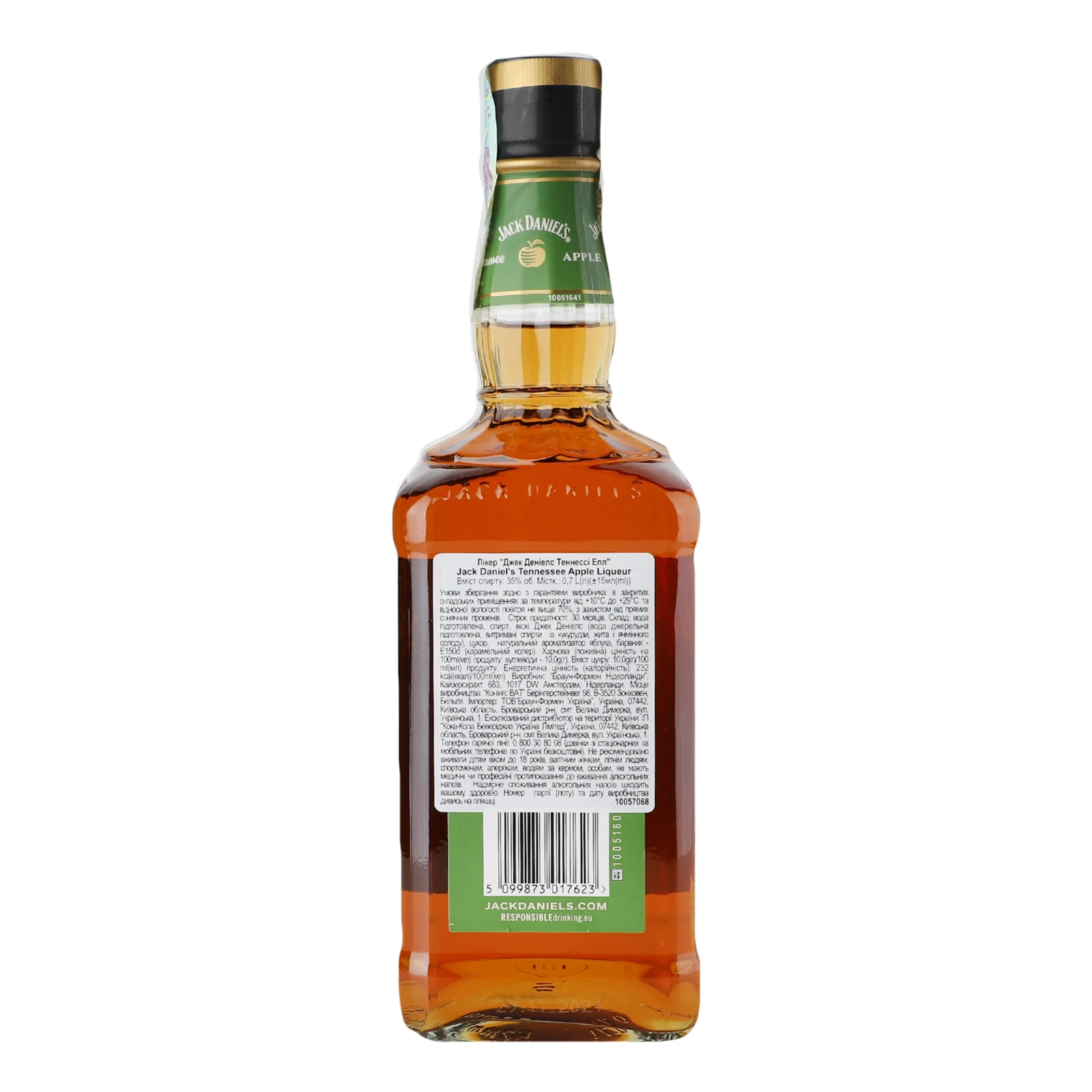 Лікер Jack Daniel`s Tennessee Apple 35% 0.7л Фото №:2
