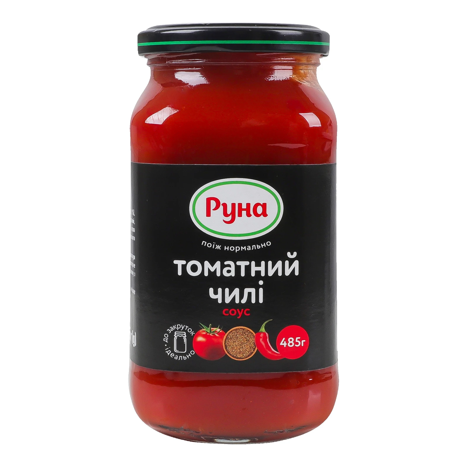 Соус Руна Томатний чилі стерилізований 485г Фото №:1