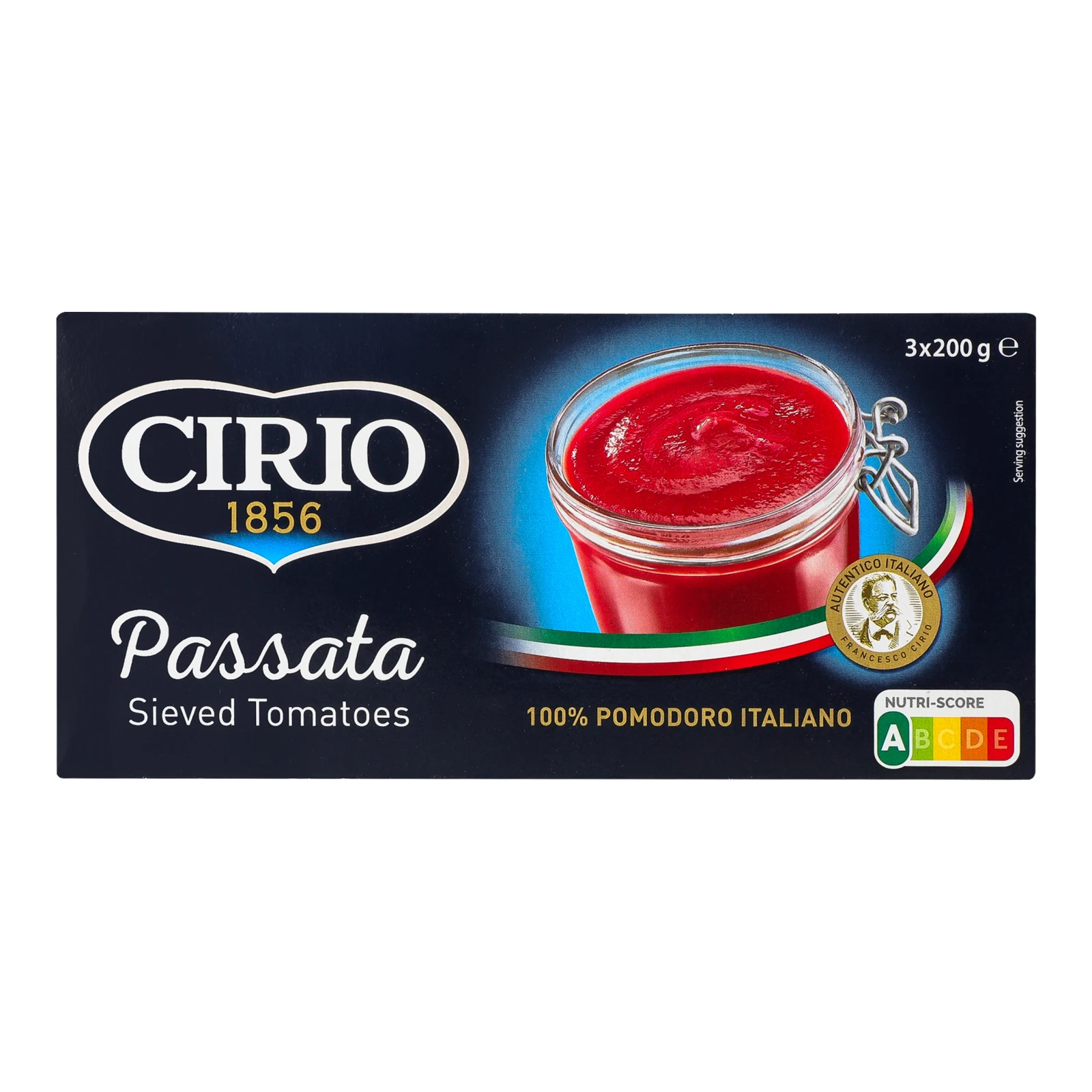 Соус Cirio Passata томатний 3*200г/уп Фото №:1