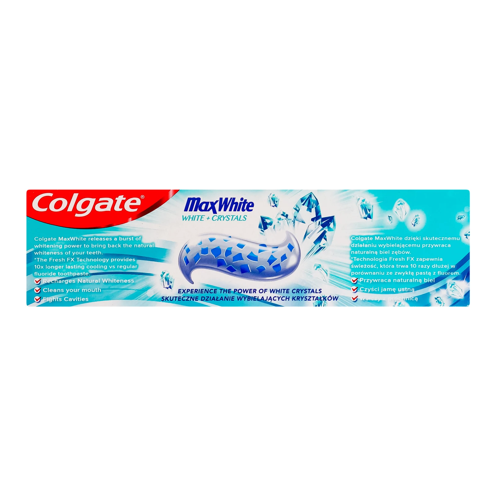 Паста зубна Colgate MaxWhite Crystal Mint Фото №:2