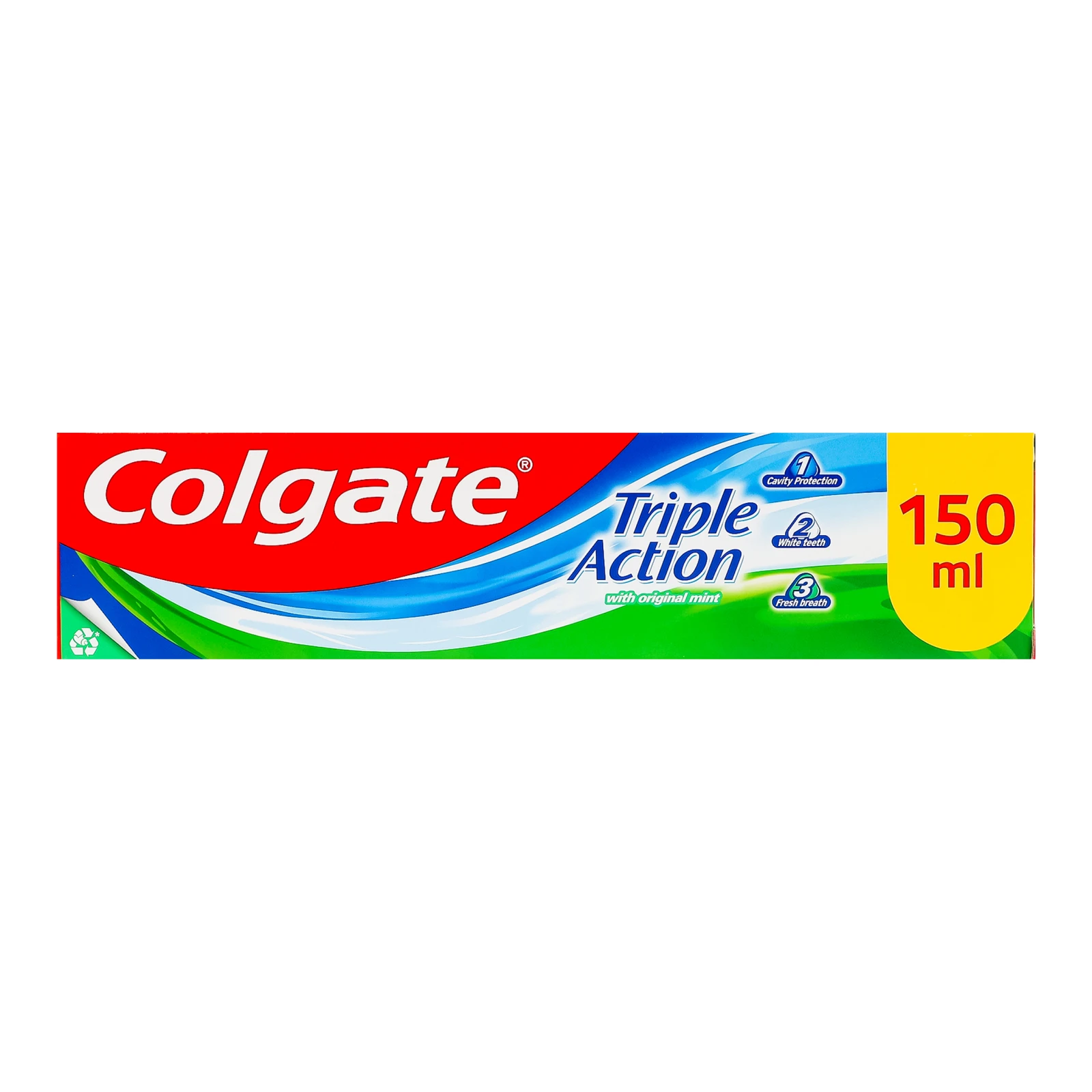 Паста зубна Colgate Потрійна дія 150мл Фото №:1