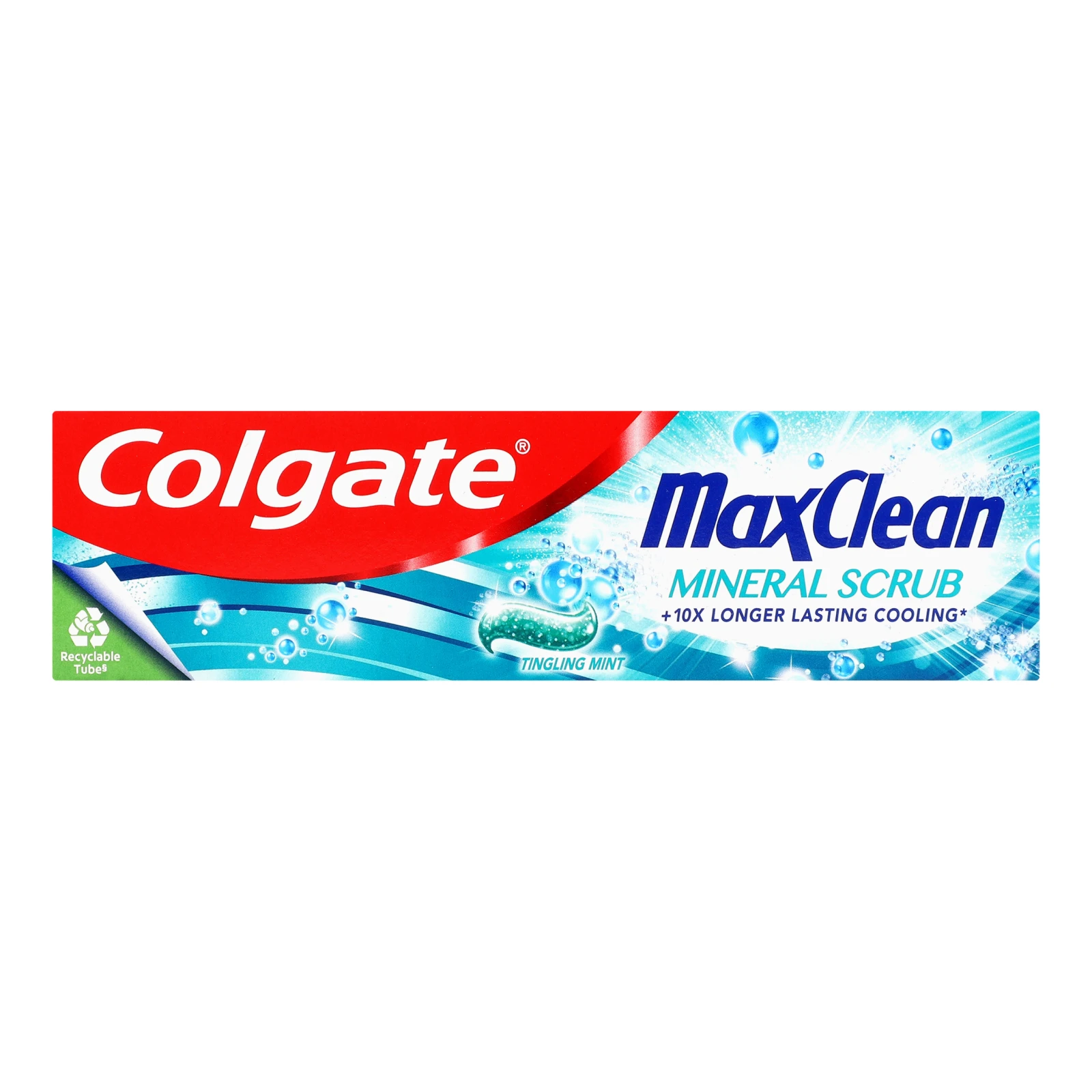 Паста зубна Colgate MaxClean Mineral Scrub Tingling Mint Фото №:1