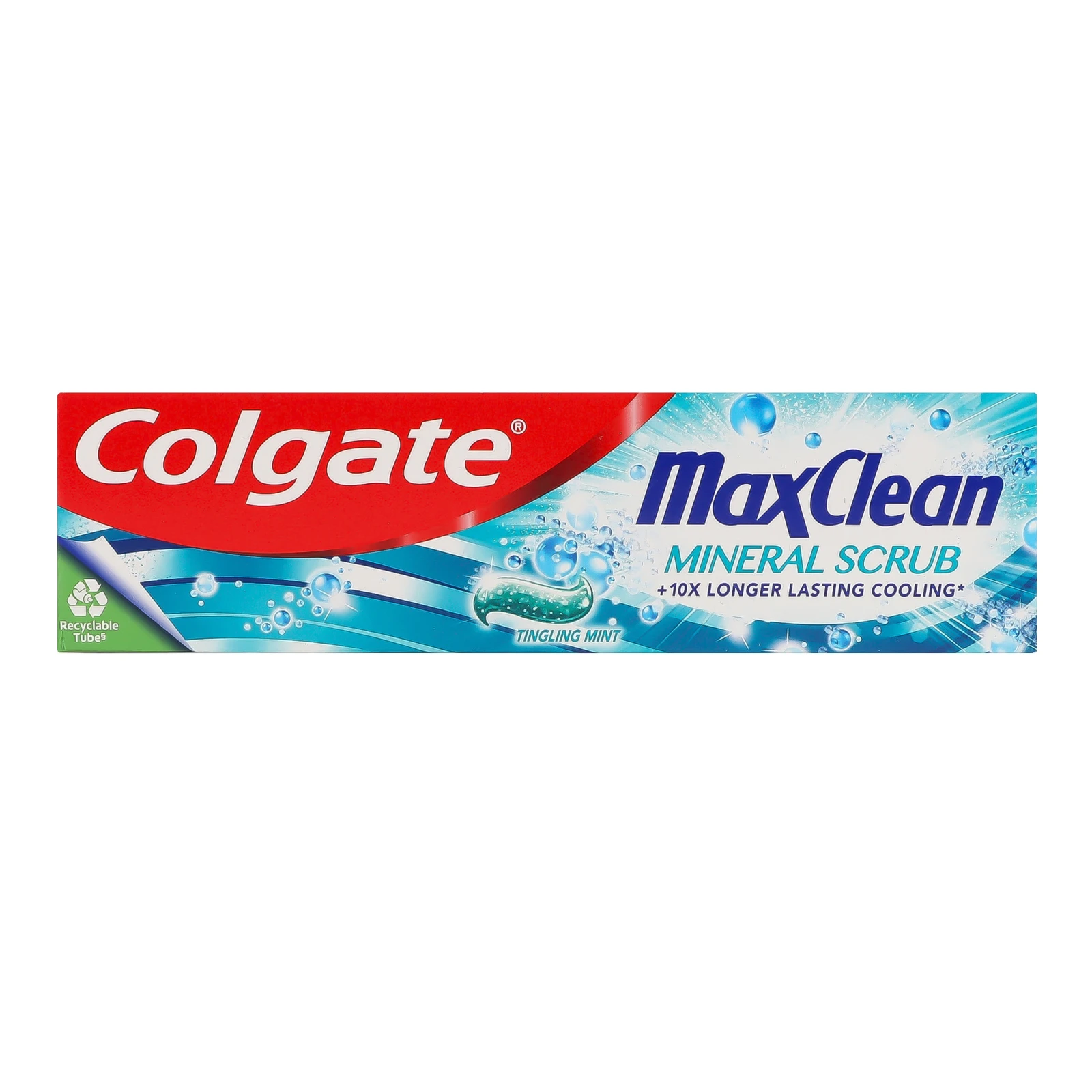 Паста зубна Colgate MaxClean Mineral Scrub Tingling Mint Фото навігації №:1