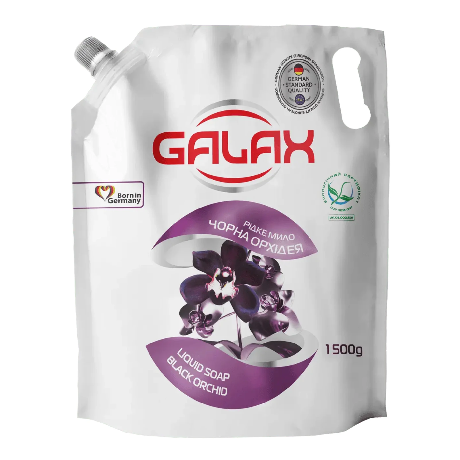 Мило Galax Чорна орхідея рідке 1500г Фото №:1