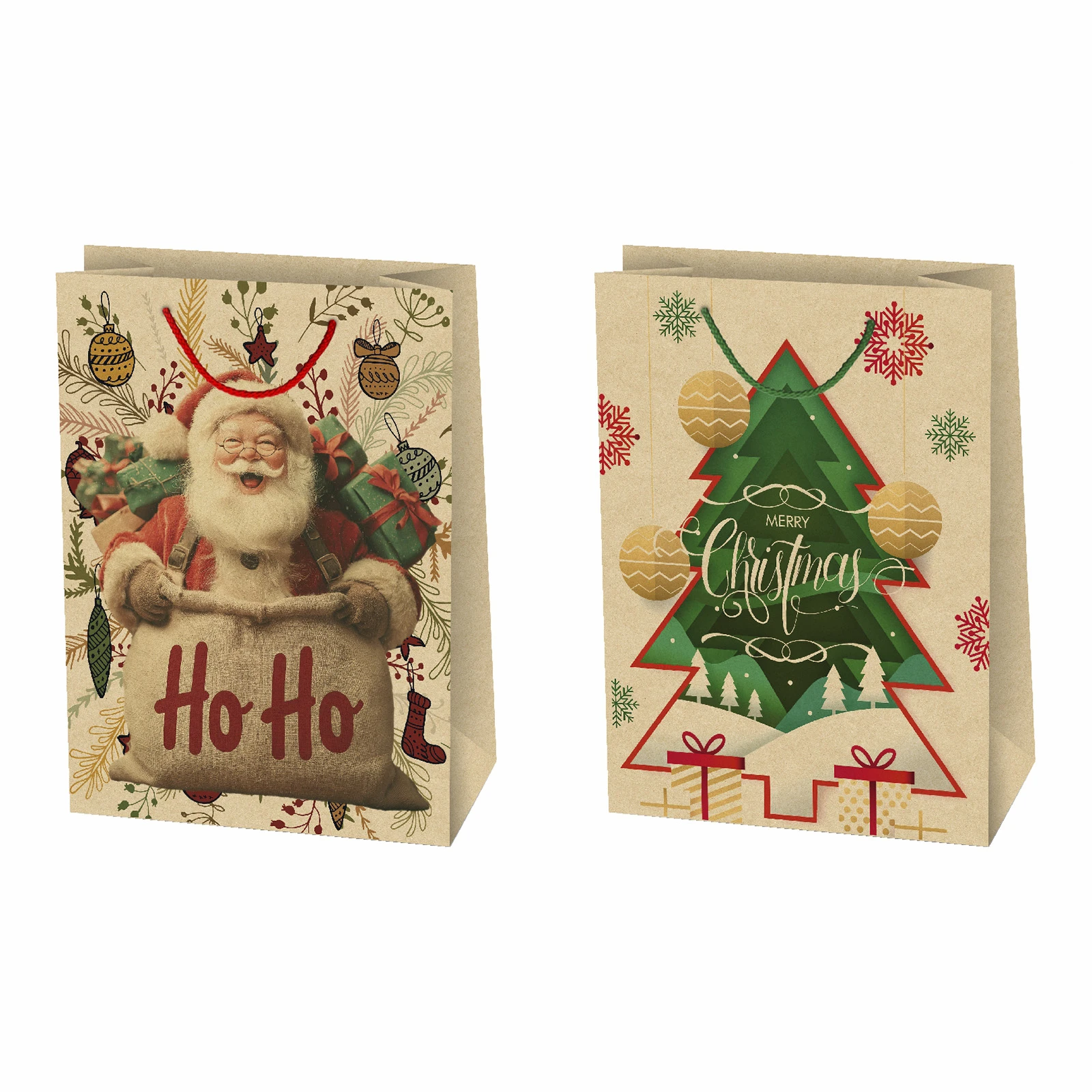 Пакет подарунковий ХLL-1 ЕКО НГ Фото №:1