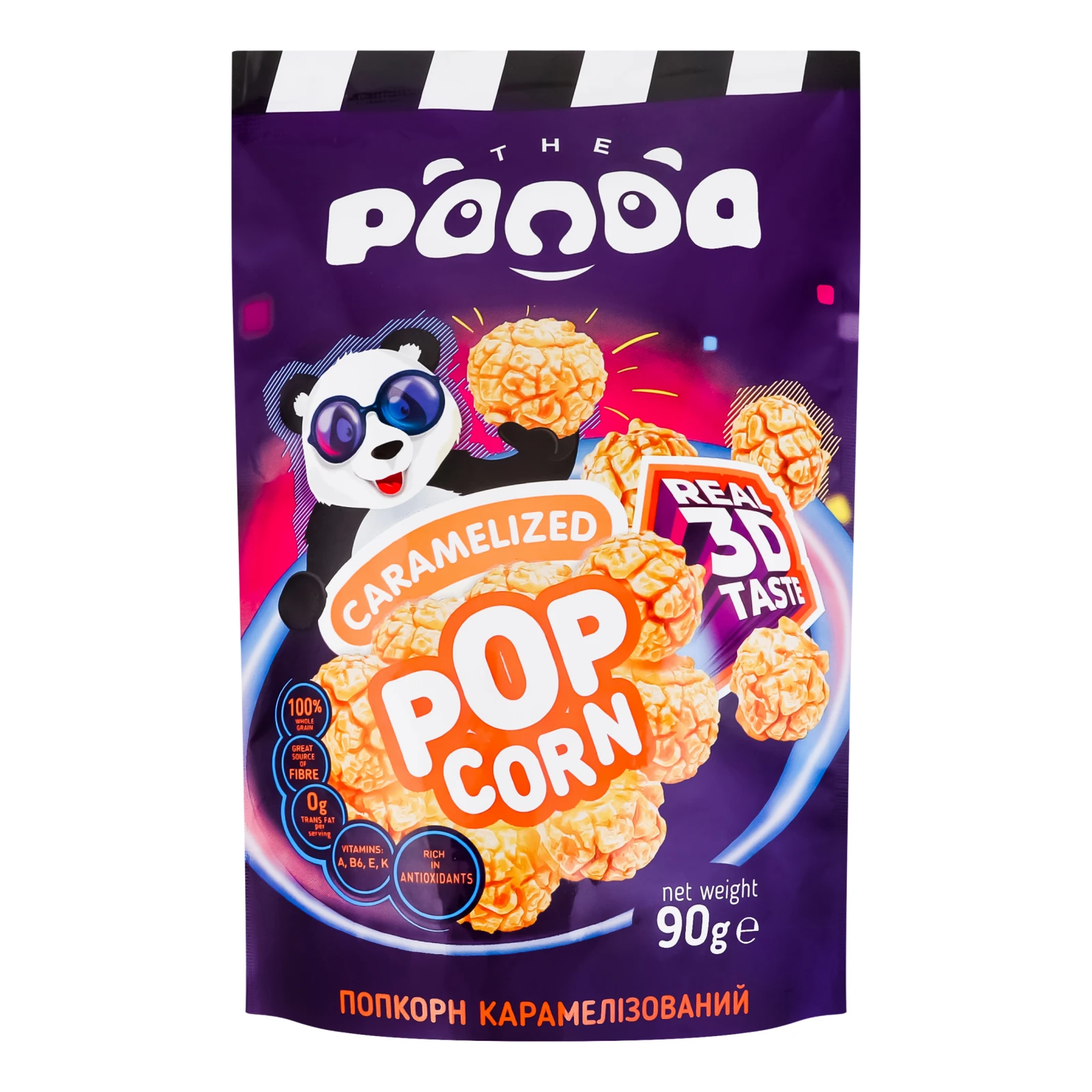 Попкорн The Panda карамелізований 90г Фото №:1