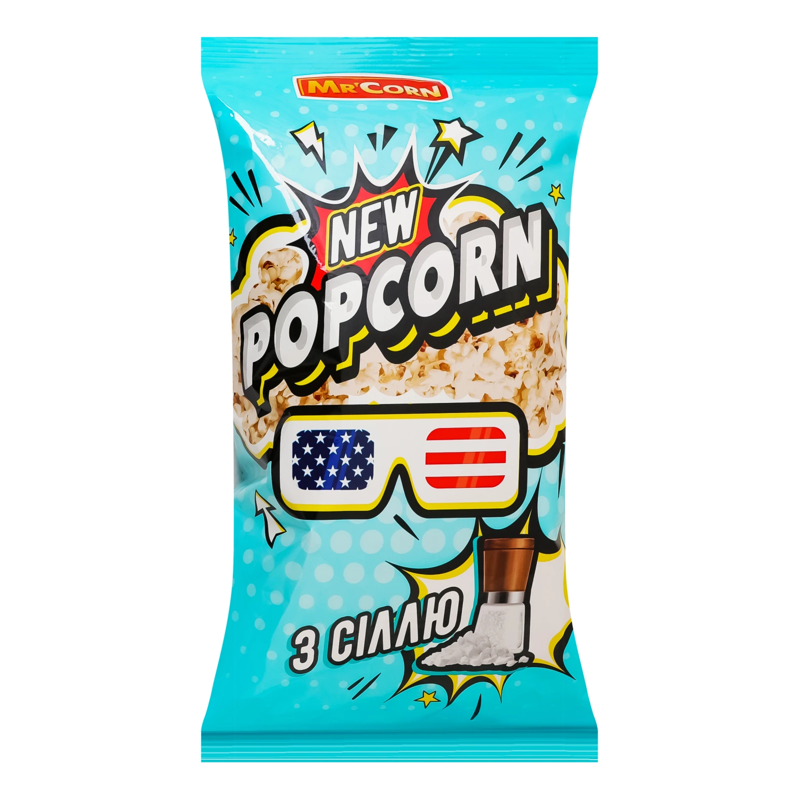 Попкорн Mr'Corn з сіллю 70г Фото №:1