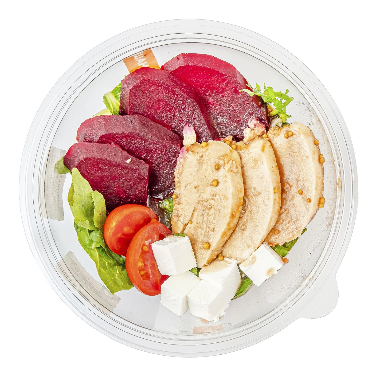 Салат з печеним буряком та куркою 260г Фото №:2