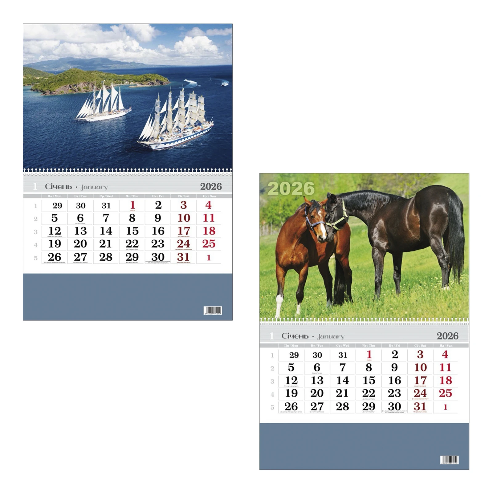Календар одинарний 2025 Фото №:3