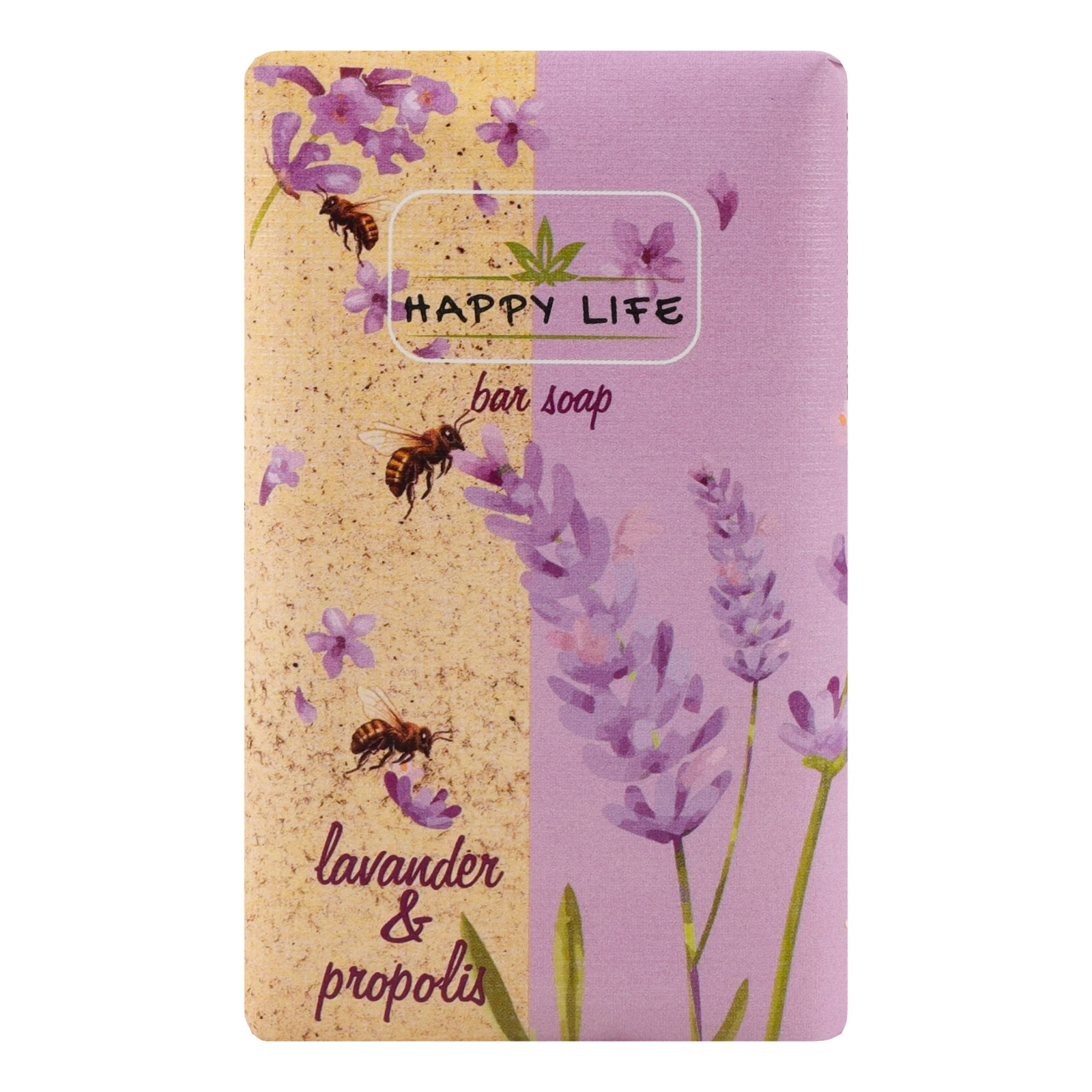 Мило тверде Happy Life Lavander&Propolis 180г Фото №:1