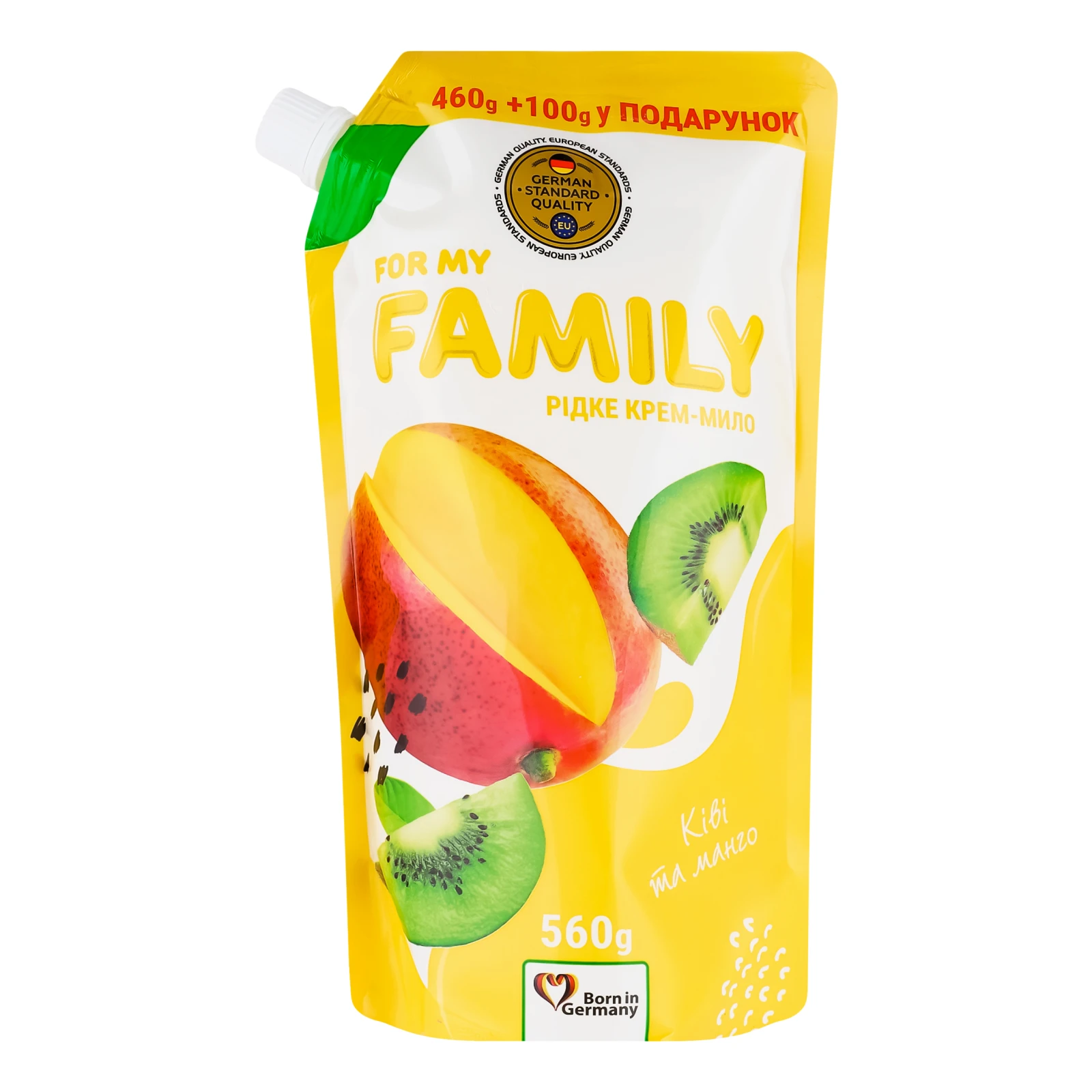 Крем-мило For my Family рідке Ківі та манго 560г Фото №:1