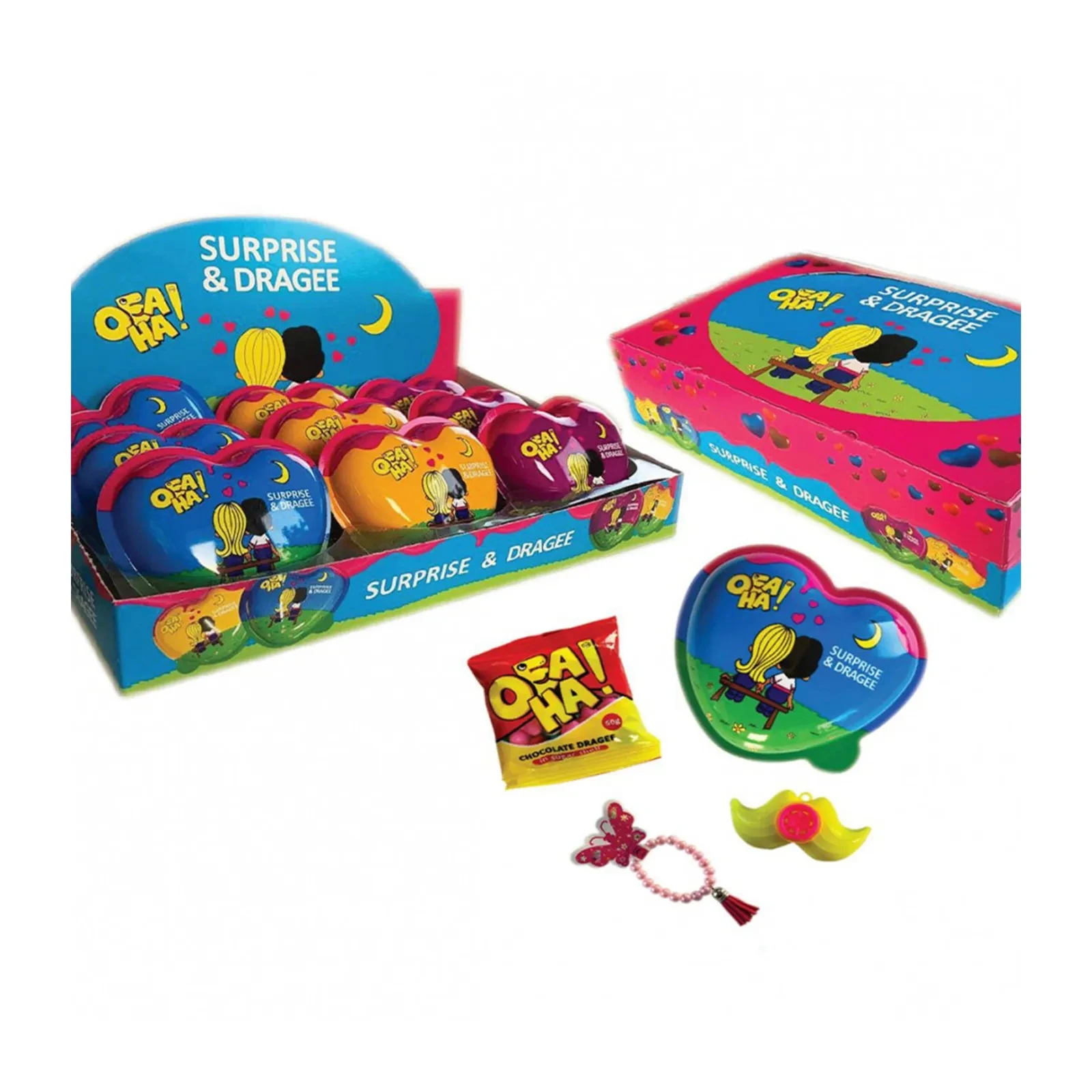 Набір ОбаНа серце з сюрпризом 100г Фото №:1