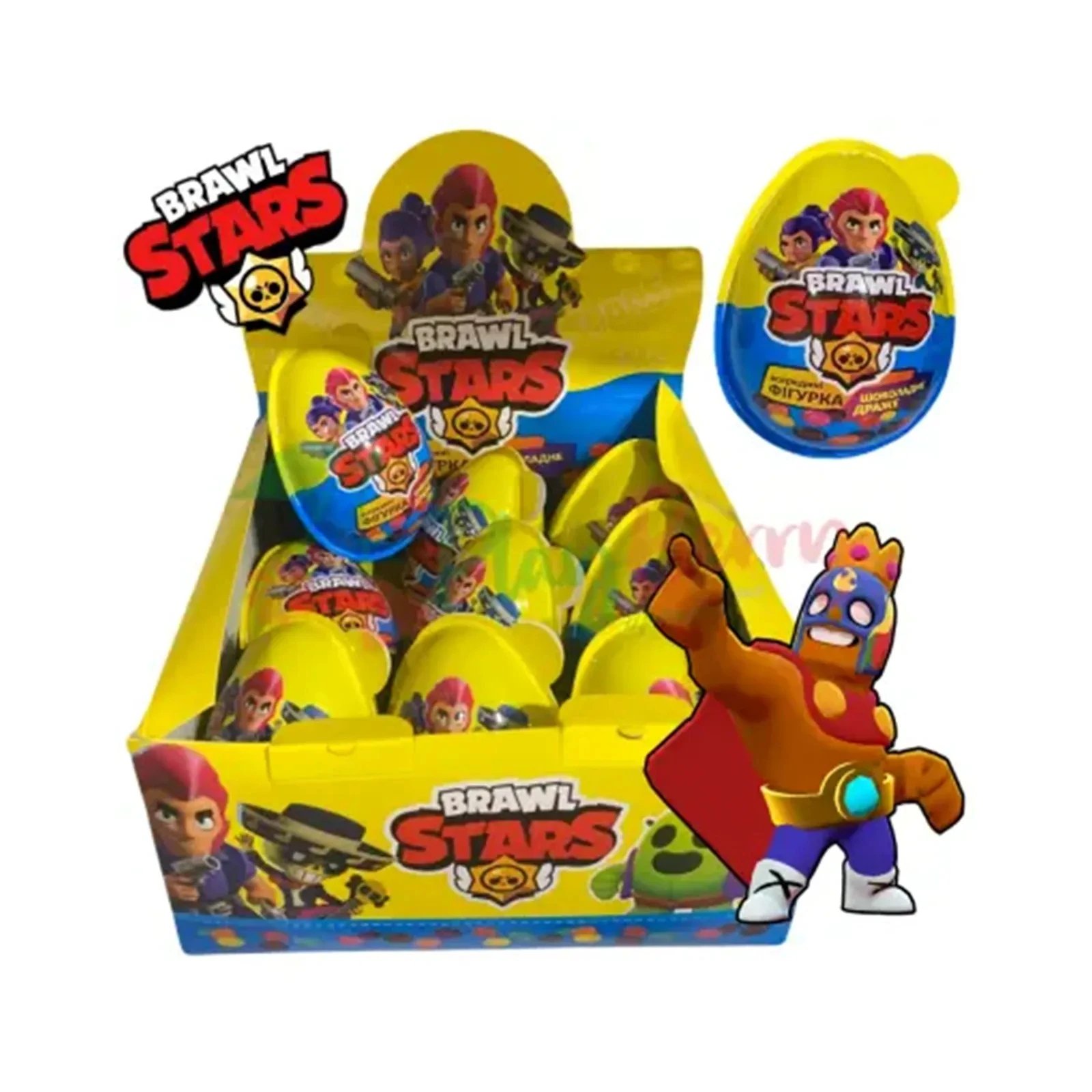 Набір ОбаНа яйце з сюрпризом Brawl Stars 100г Фото №:1