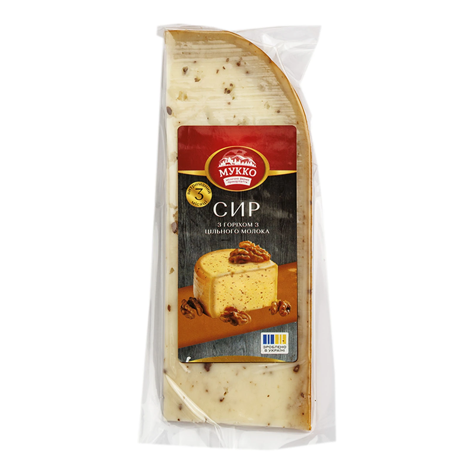 Сир Мукко твердий з горіхом 50.2% Фото №:1