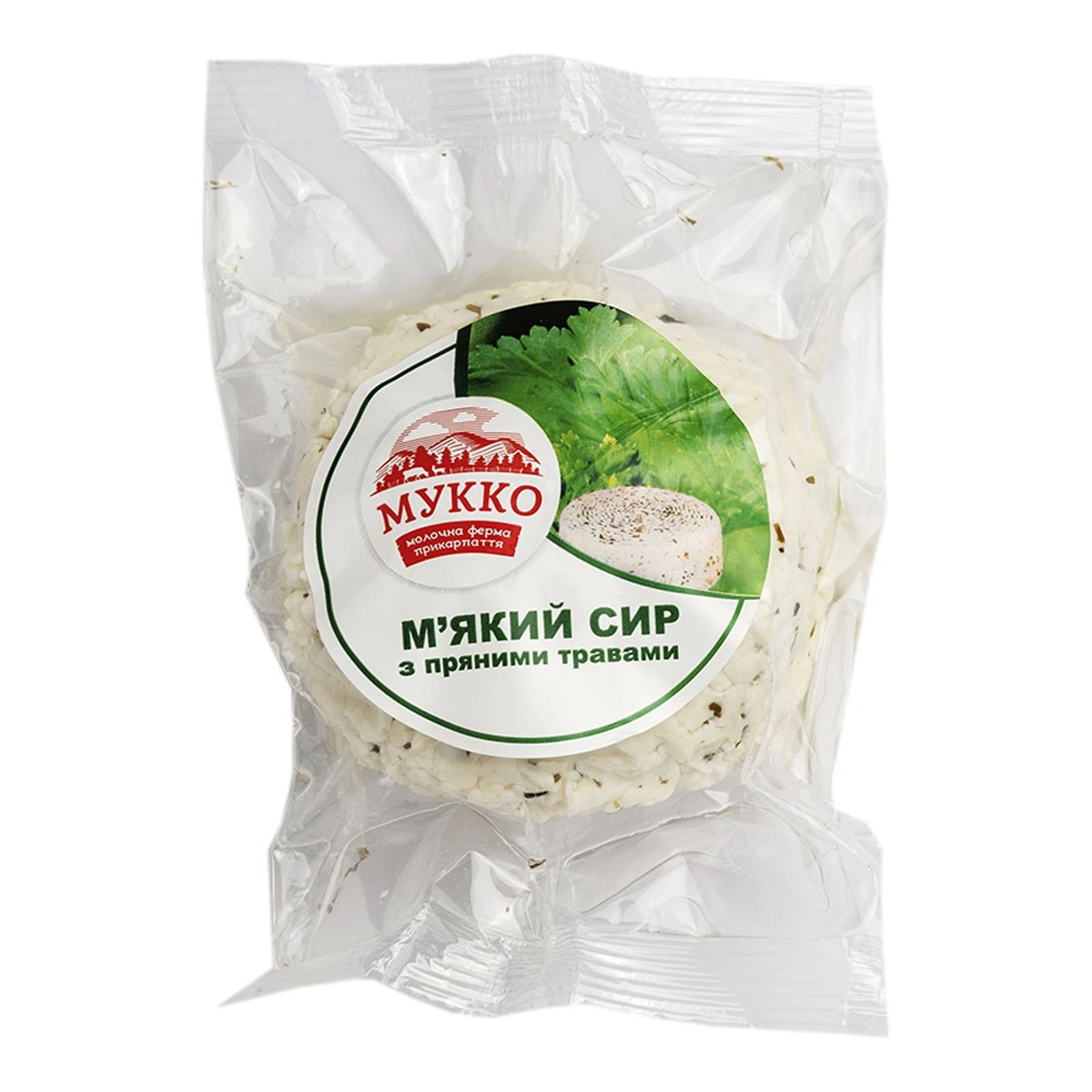 Сир Мукко м'який з пряними травами 49.2% Фото №:1