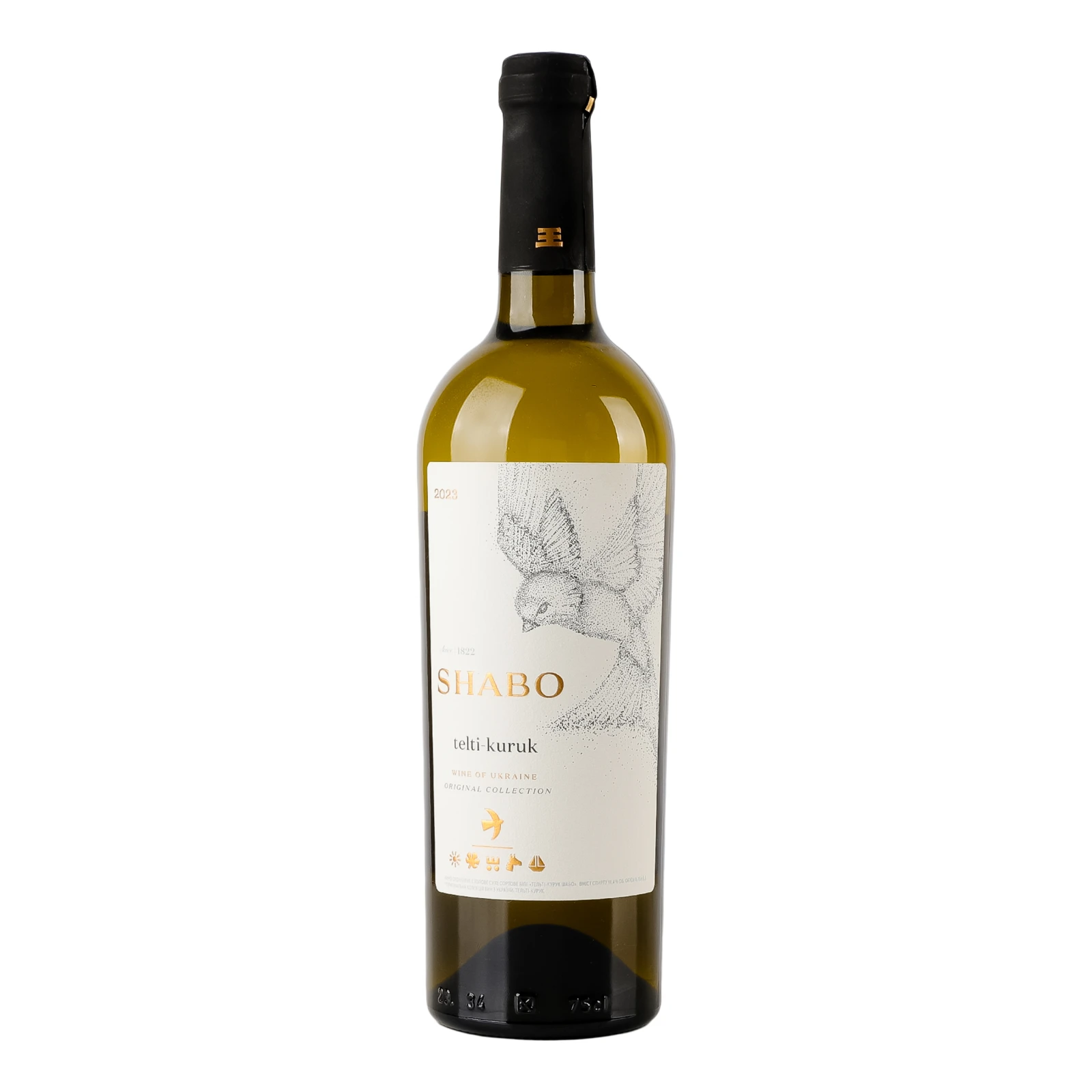 Вино Shabo Original Collection Telti-Kuruk біле сухе 11.4% 0.75л