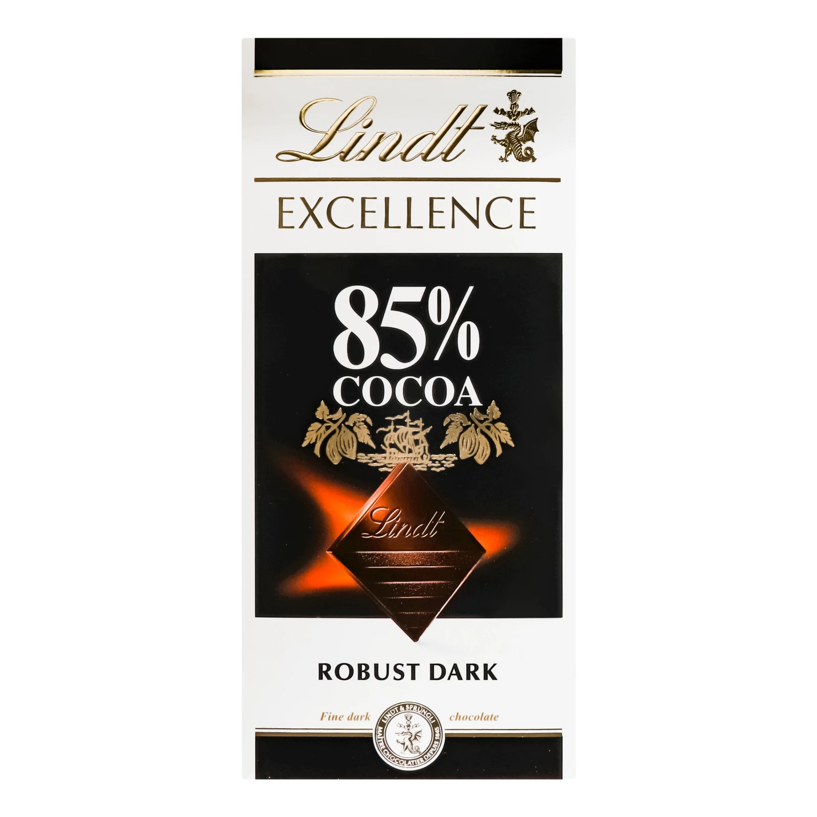 Шоколад Lindt Excellence чорний гіркий 85% 100г Фото №:1