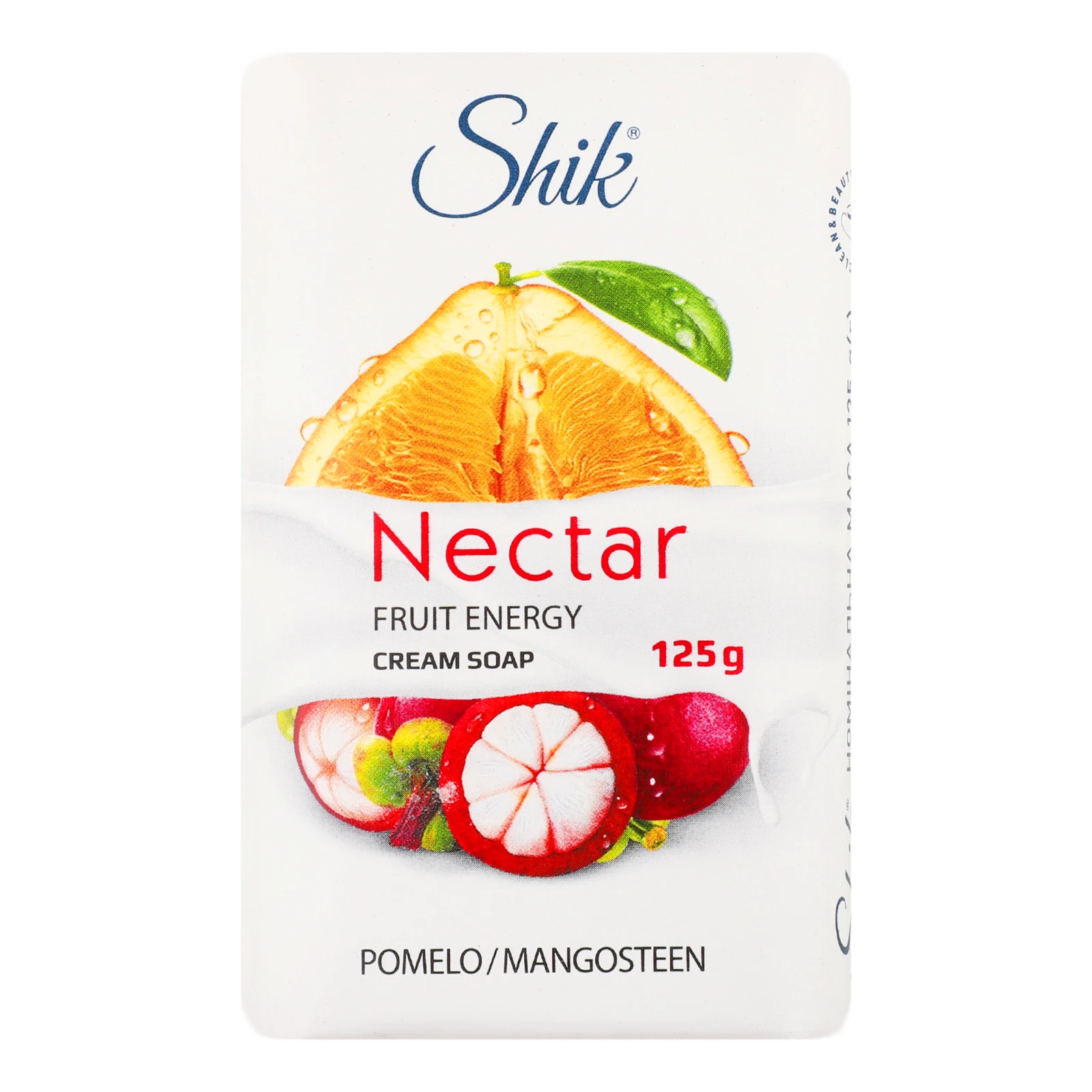 Крем-мило Shik Nectar тверде Помело і мангостін 125г Фото №:1