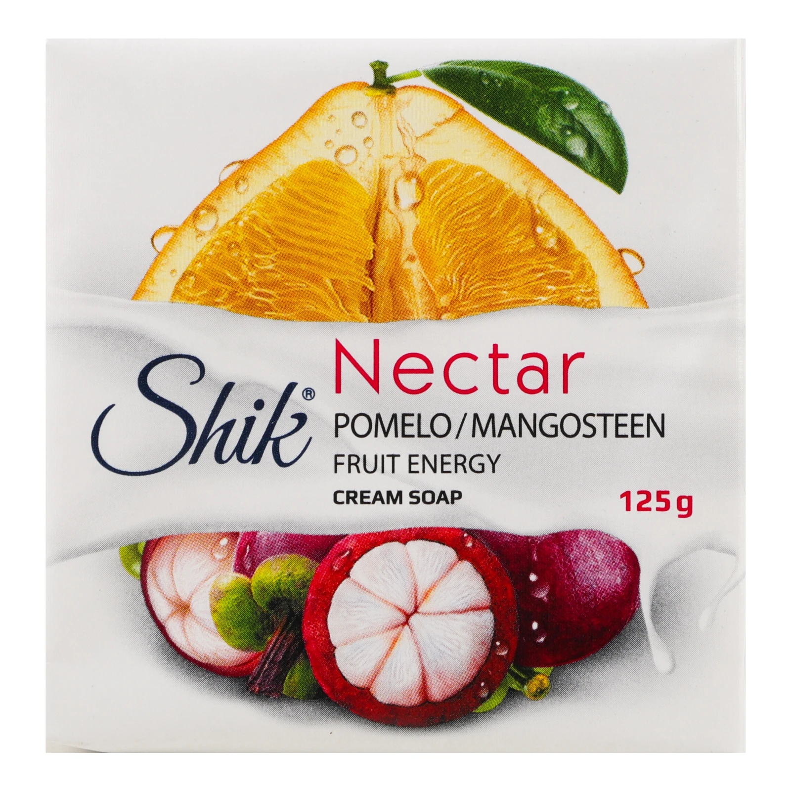 Крем-мило Shik Nectar тверде Помело і мангостін 125г Фото навігації №:1