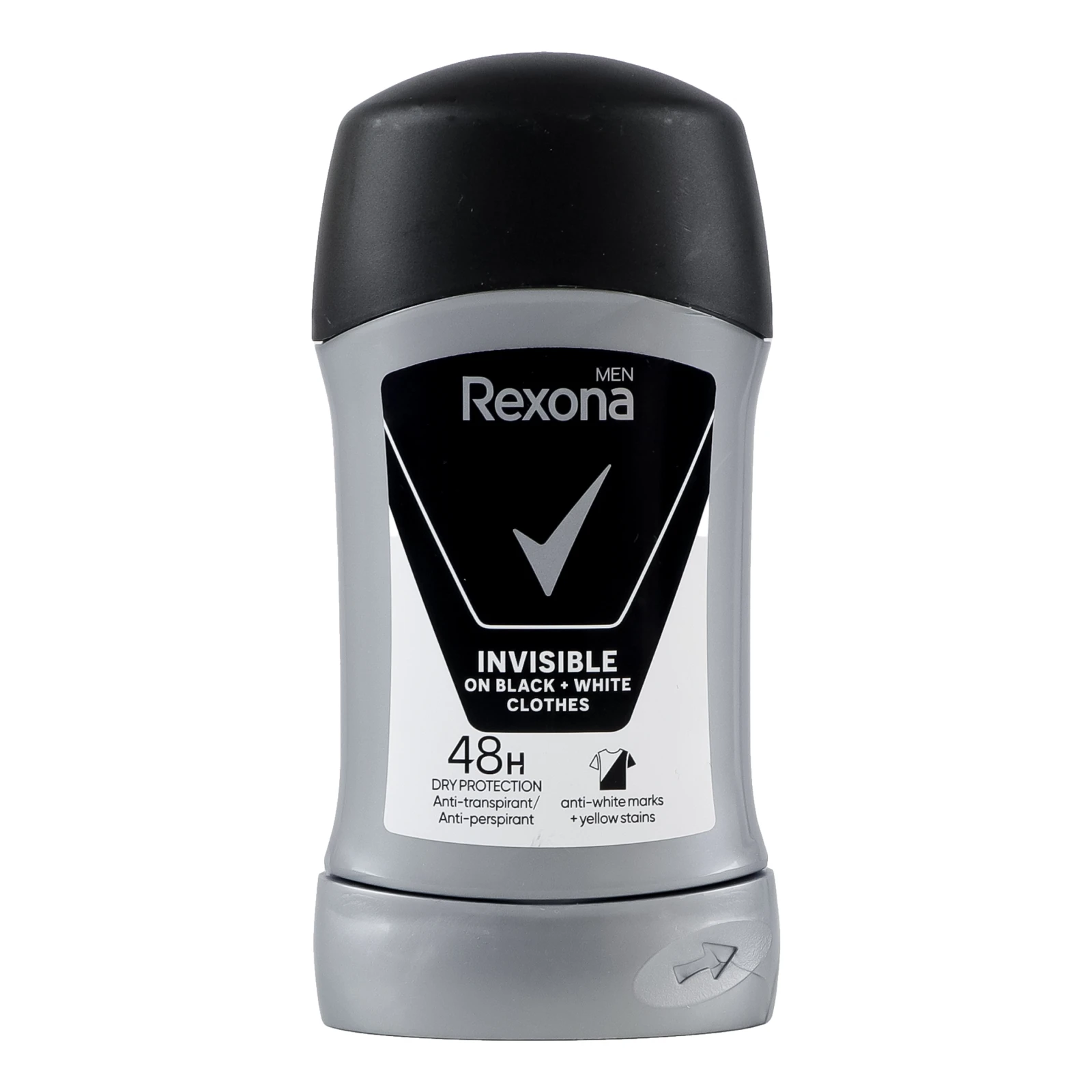 Антиперспірант Rexona Men Invisible on black+white clothes олівець 50мл Фото навігації №:1