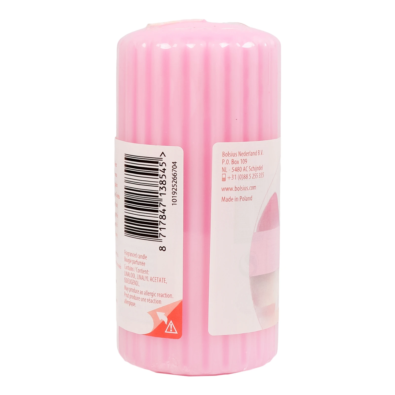 Свічка Bolsius 120/58 стовпчик ребриста з ароматом Магнолія 266704 Фото №:2