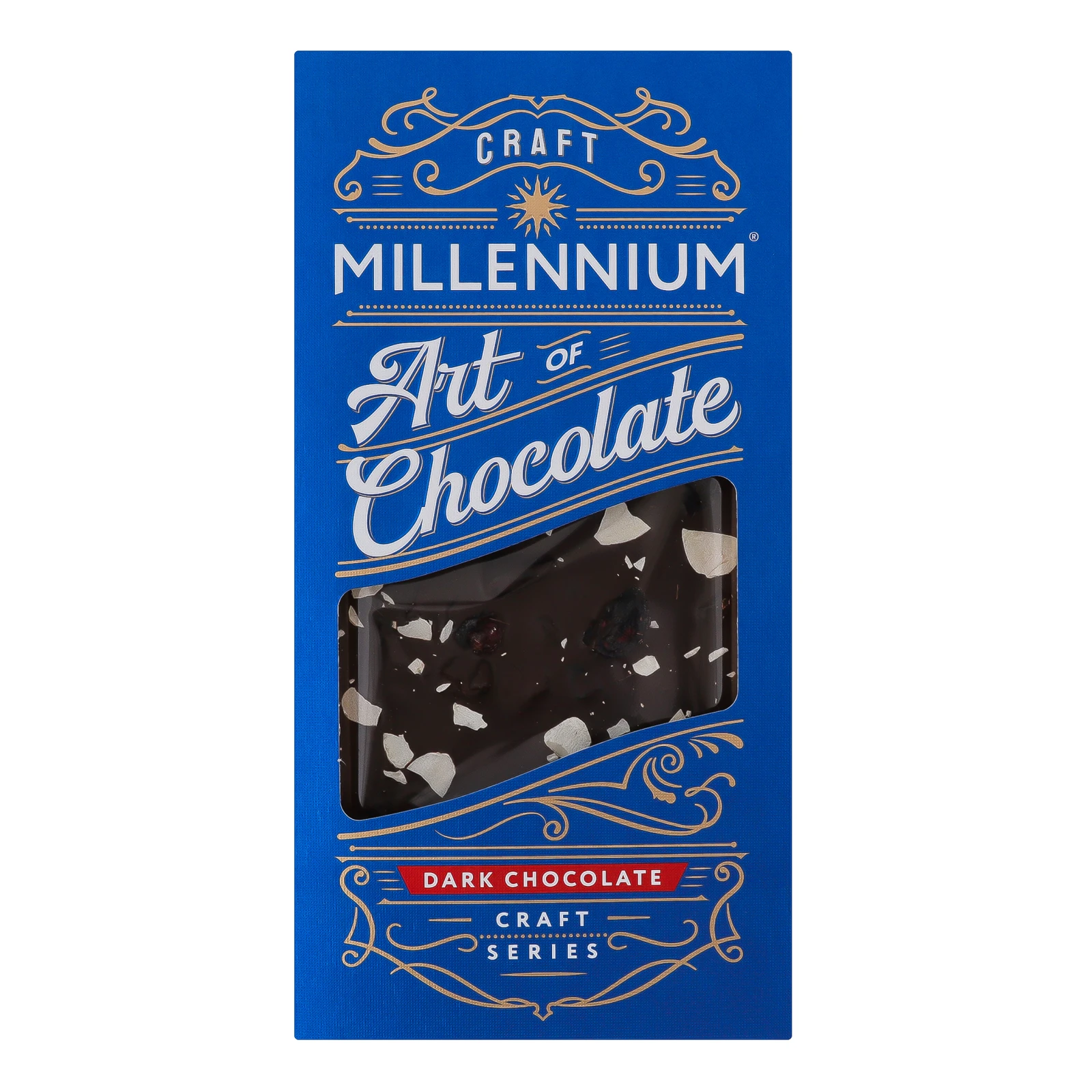 Шоколад Millennium Craft Series чорний з мигдалем та журавлиною 100г Фото №:1
