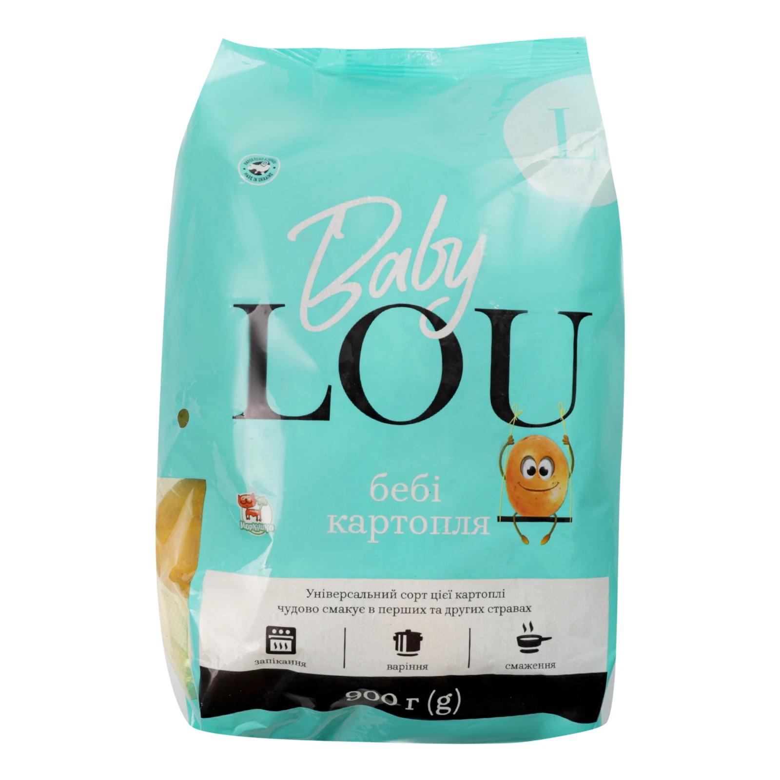 Картопля Baby Lou 900г свіжа мита size l Фото №:1