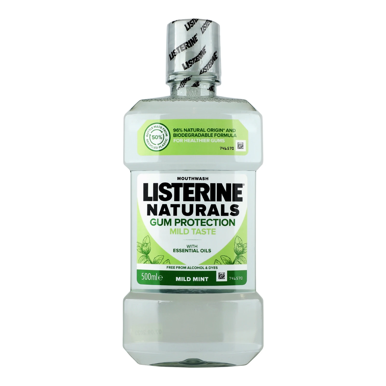 Ополіскувач для ротової порожнини Listerine Naturals 500мл Фото №:1