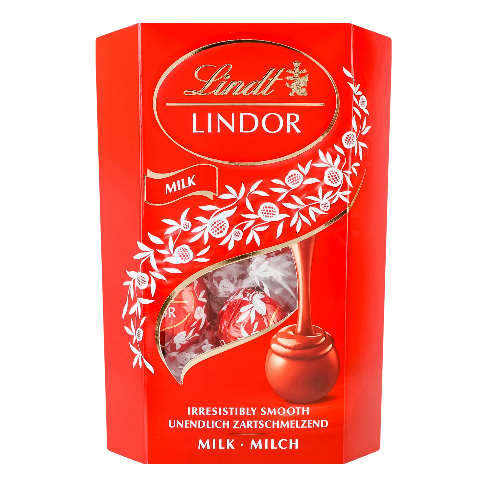 Цукерки Lindt Lindor Milk шоколадні молочні 200г Фото №:1