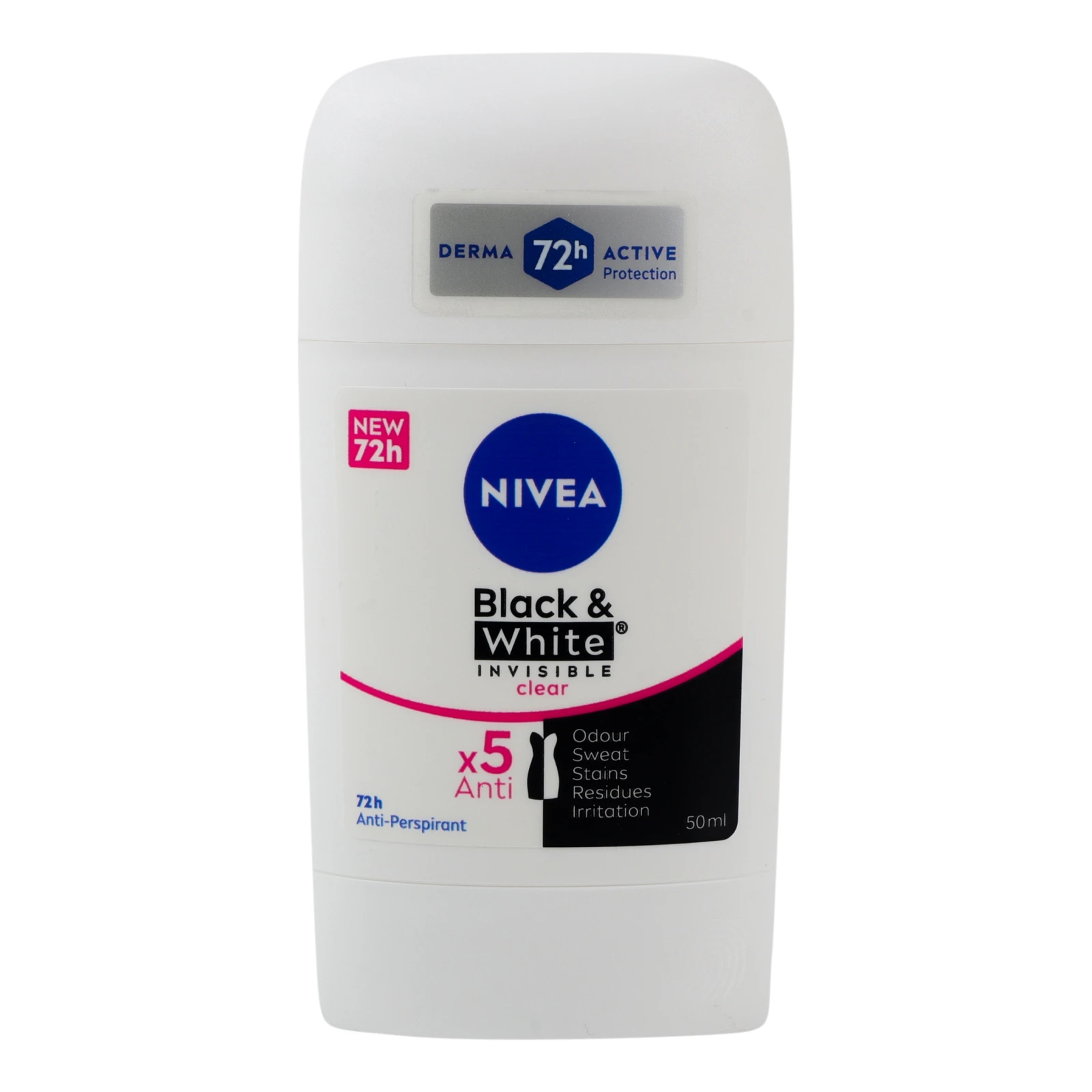 Антиперспірант Nivea Black&White Invisible Clear Фото навігації №:1