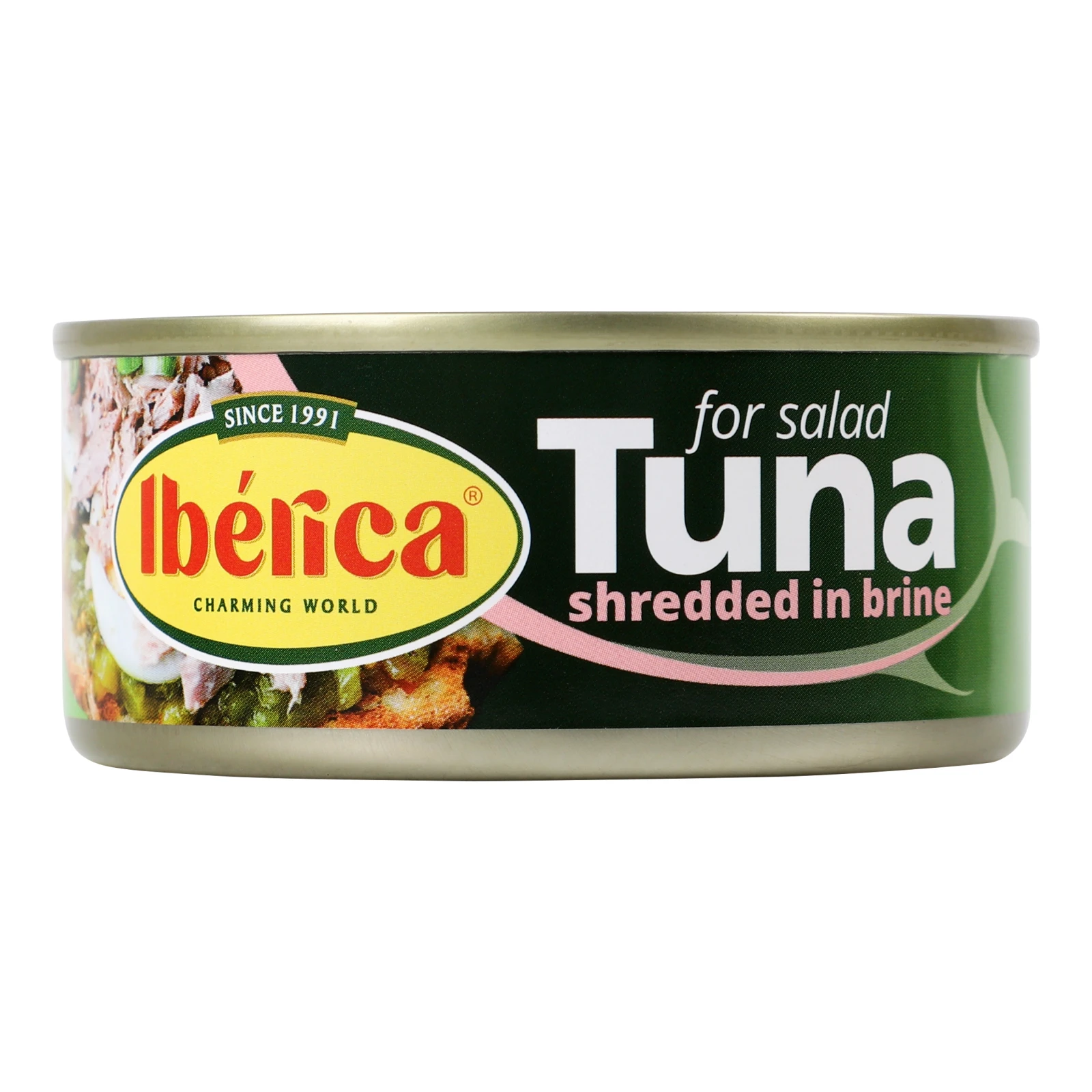 Тунець Iberica салатний у власному соку 150г