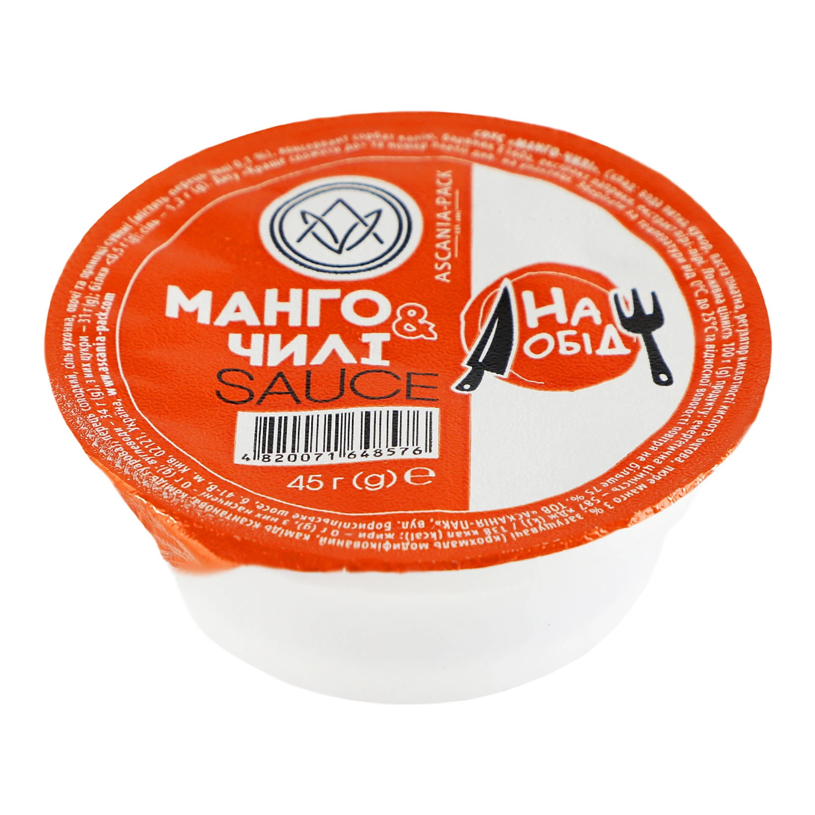 Соус Ascania-Pack Манго&Чилі 45г Фото №:1