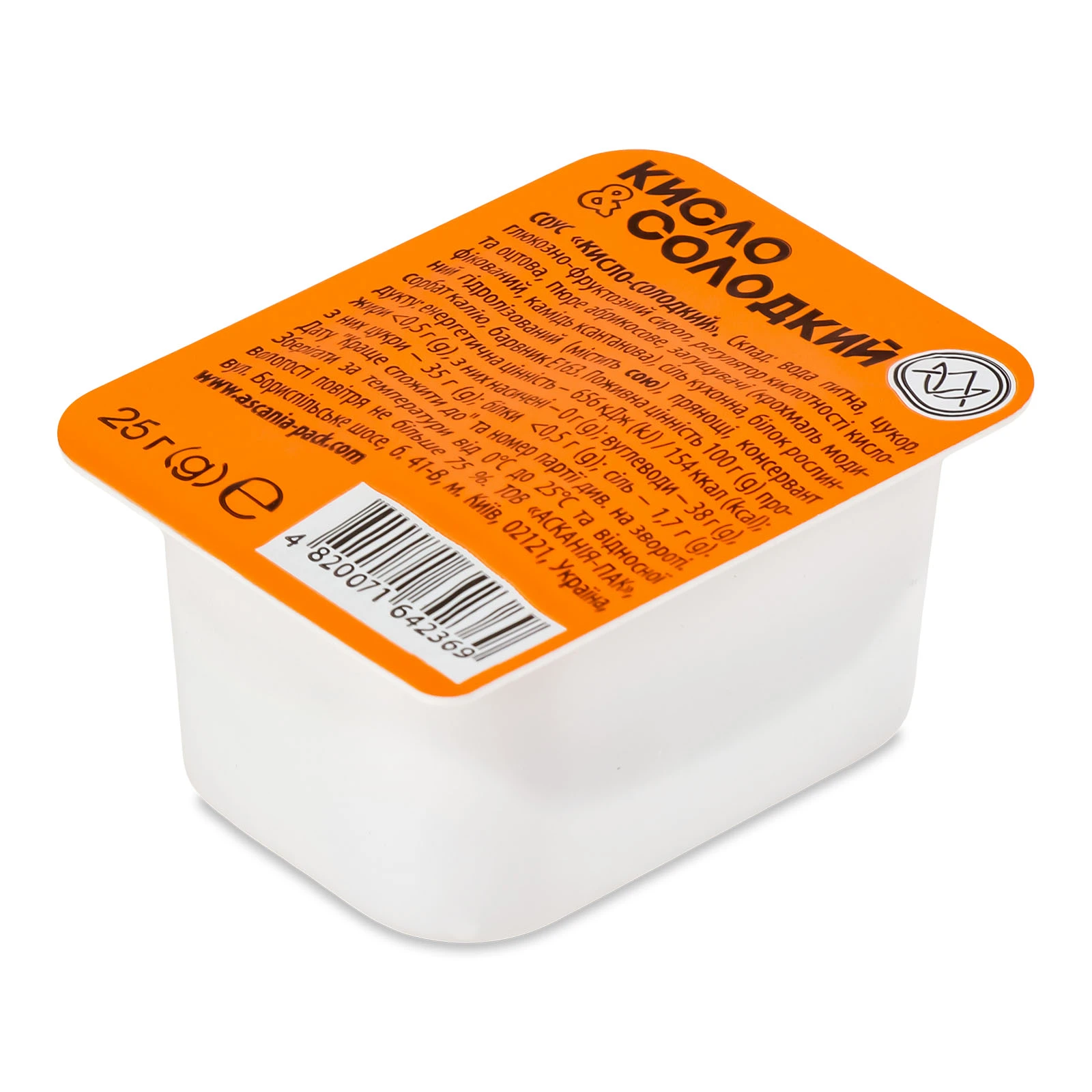 Соус Асканія-Пак Кисло-солодкий 25г Фото №:1