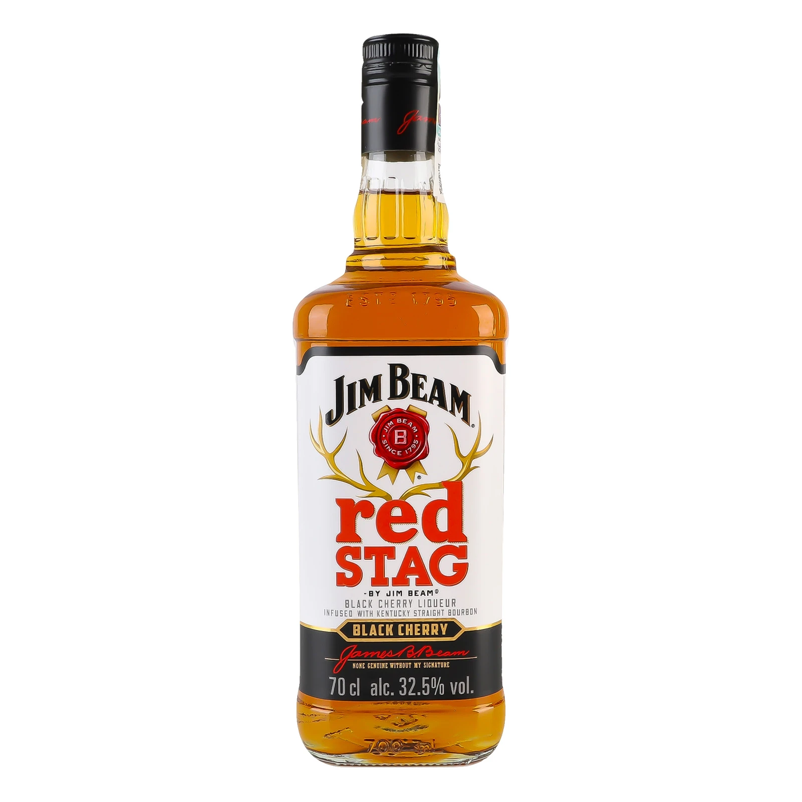 Лікер Jim Beam Red Stag Black Cherry міцний 32.5% 0.7л Фото №:1