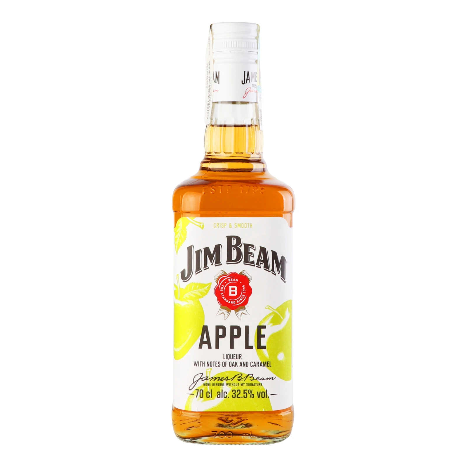 Лікер Jim Beam Apple міцний 32.5% 0.7л Фото №:1