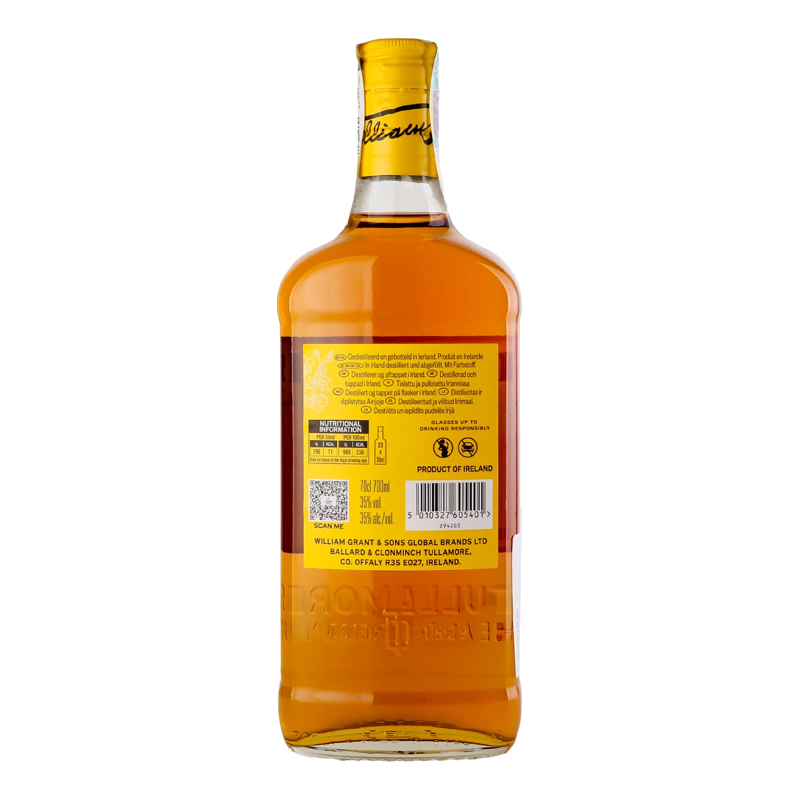 Віскі Tullamore Dew Honey бленд 35% 0.7л фото 2