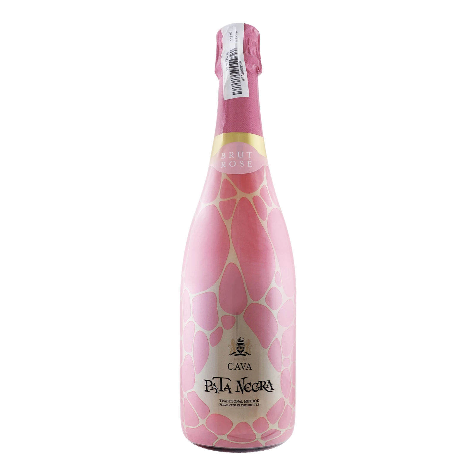 Вино ігристе Pata Negra Cava Rose Brut рожеве брют 11.5% 0.75л