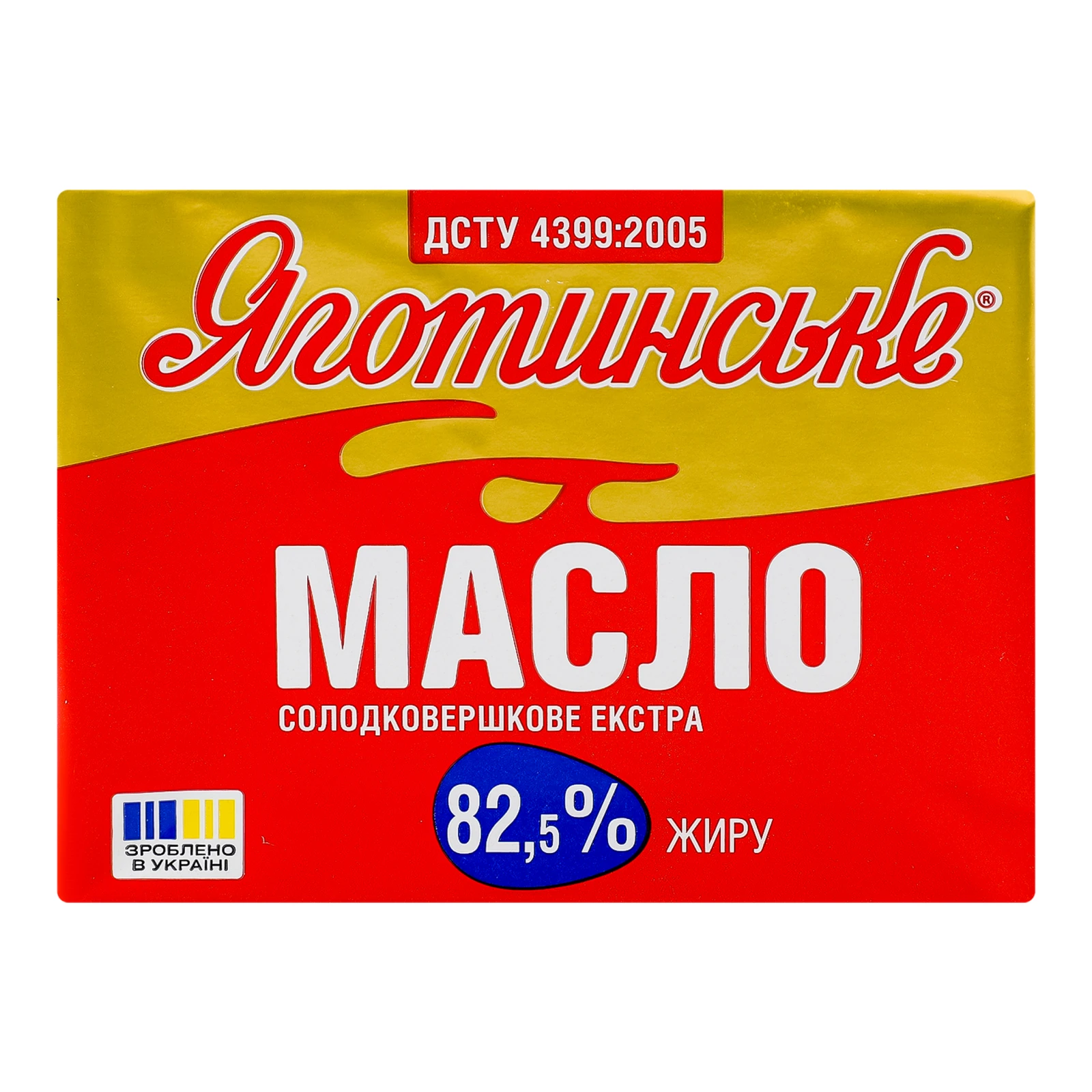 Масло Яготинське Екстра солодковершкове 82.5% 180г Фото №:1