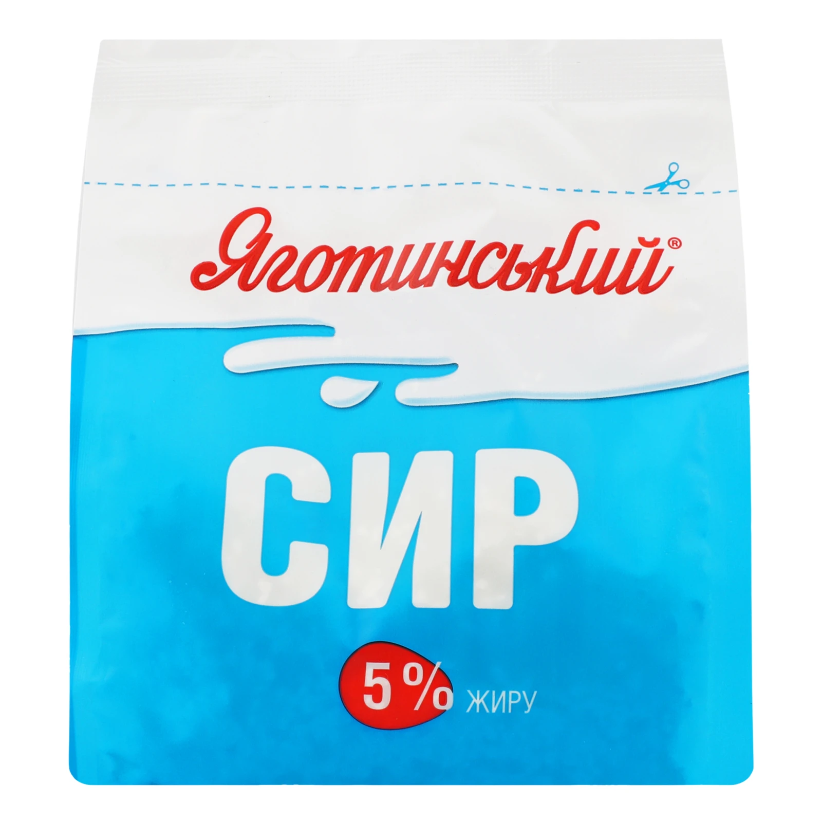 Сир кисломолочний Яготинський 5% 350г Фото №:1