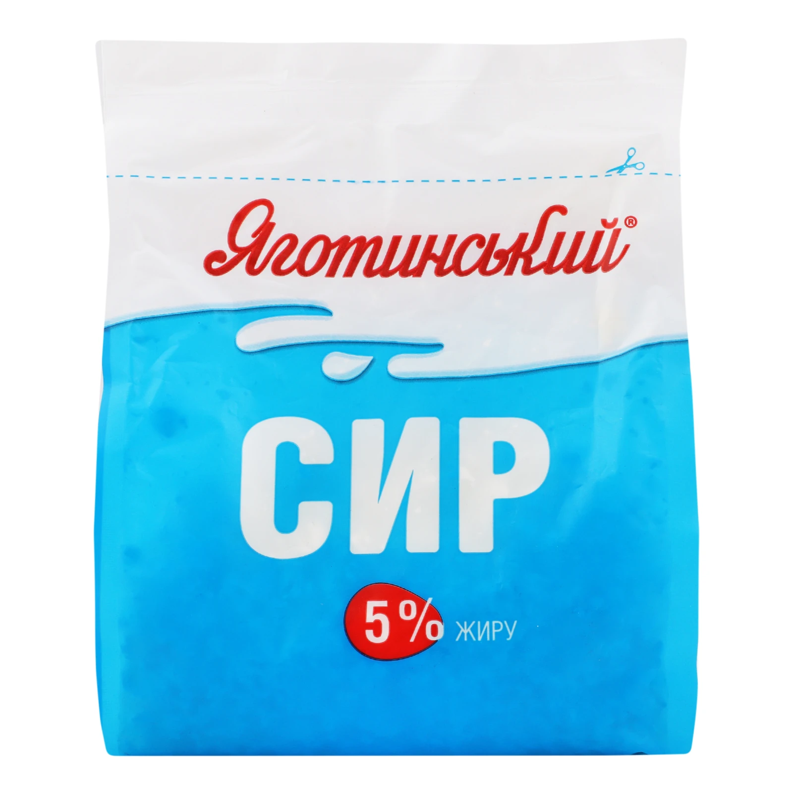 Сир кисломолочний Яготинський 5% 350г