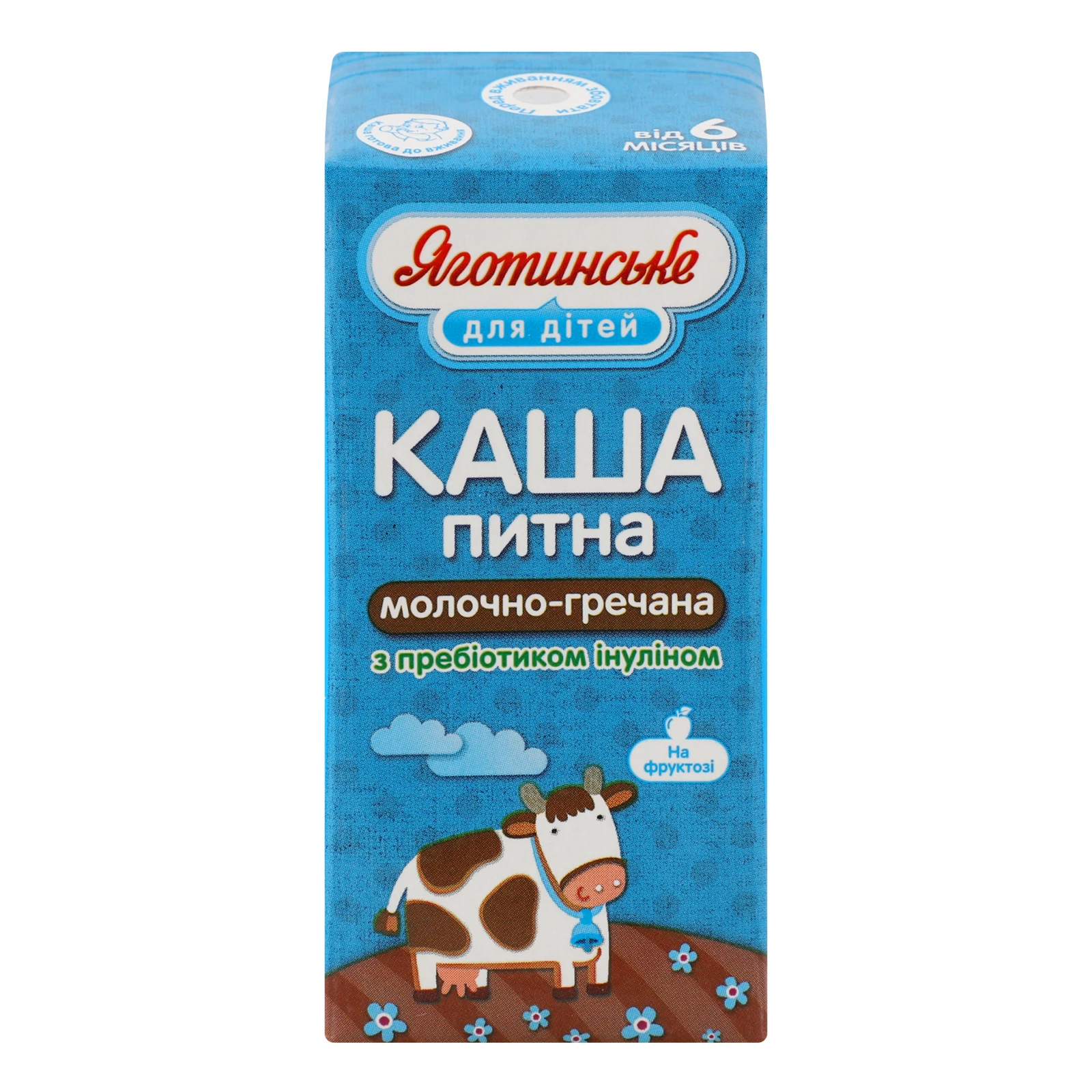 Каша Яготинське для дiтей питна молочно-гречана для дітей від 6-ти місяців 2% 200г Фото №:1