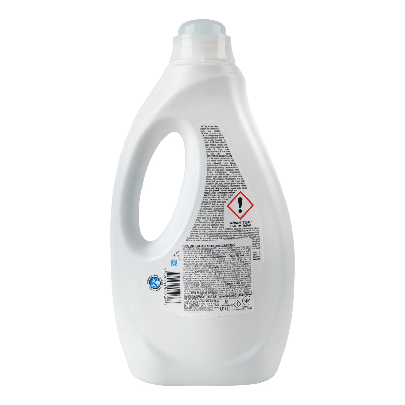 Гель для прання Coccolino Care для кольорових речей 1.12л Фото №:2